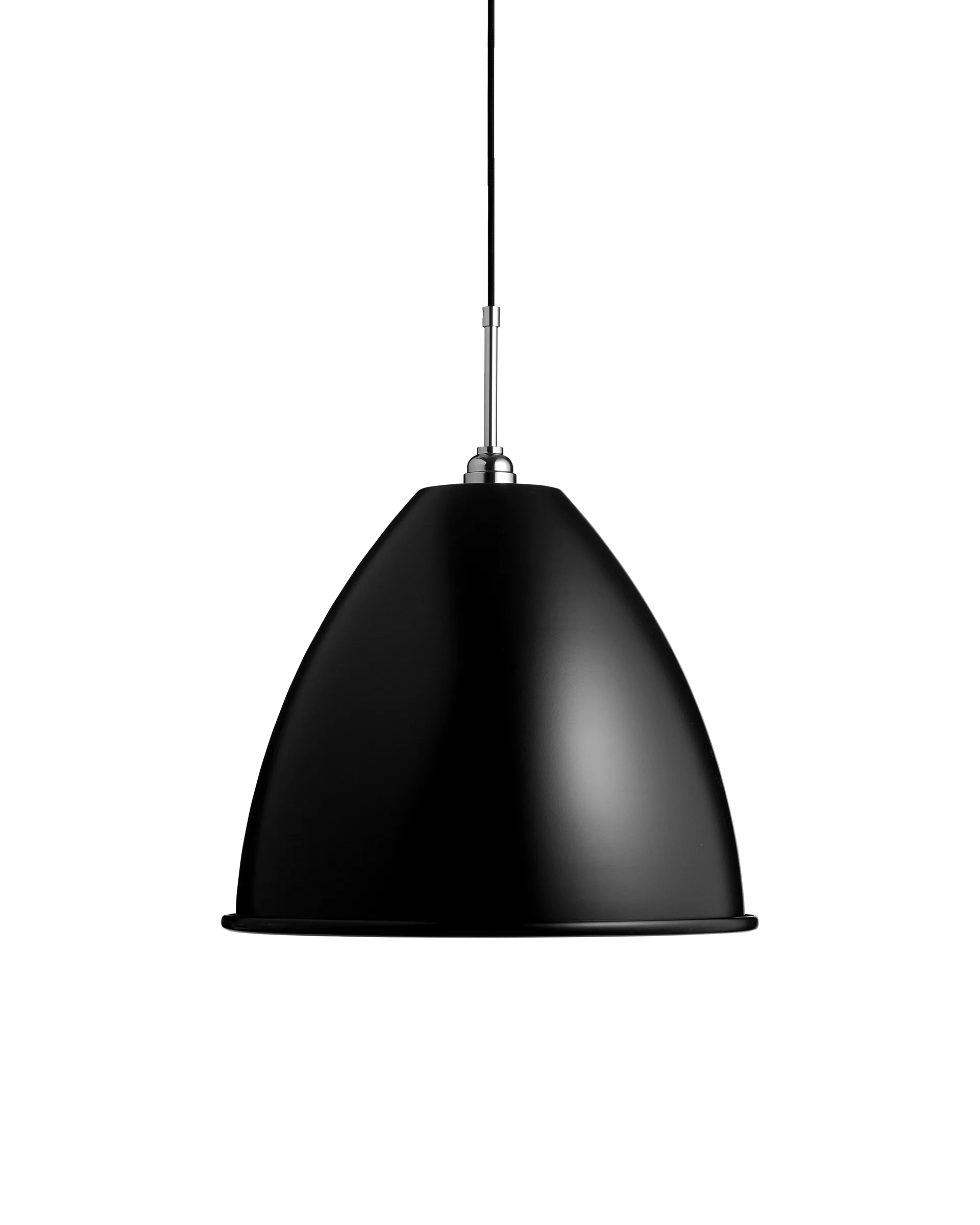GUBI Bestlite BL9 Pendant (Black Semi Matt, Chrome, Ø40 x 33 cm, EU)