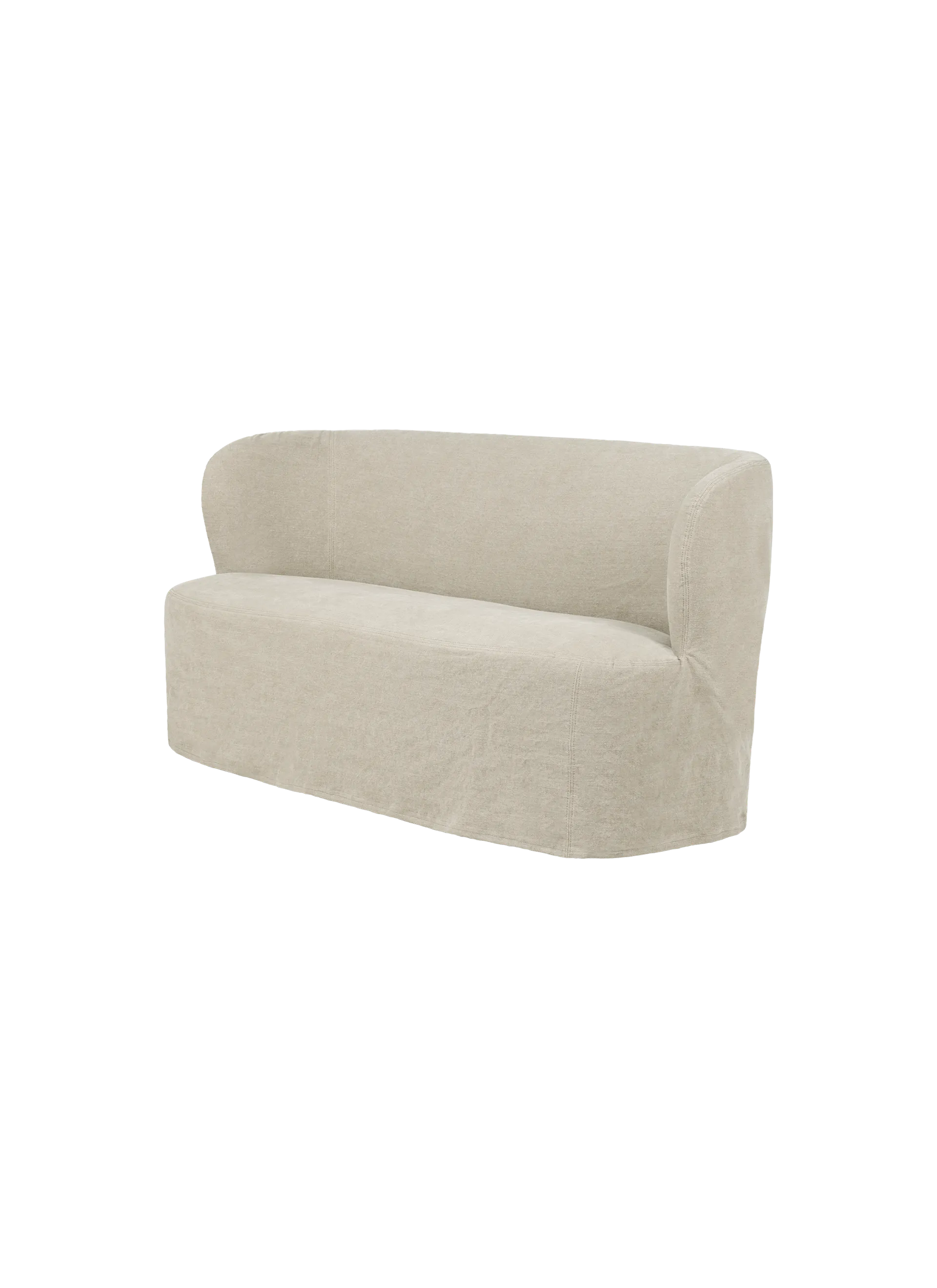 GUBI Stay Sofa with Slipcover (Linen, GUBI (0023, Standard), 150x70)