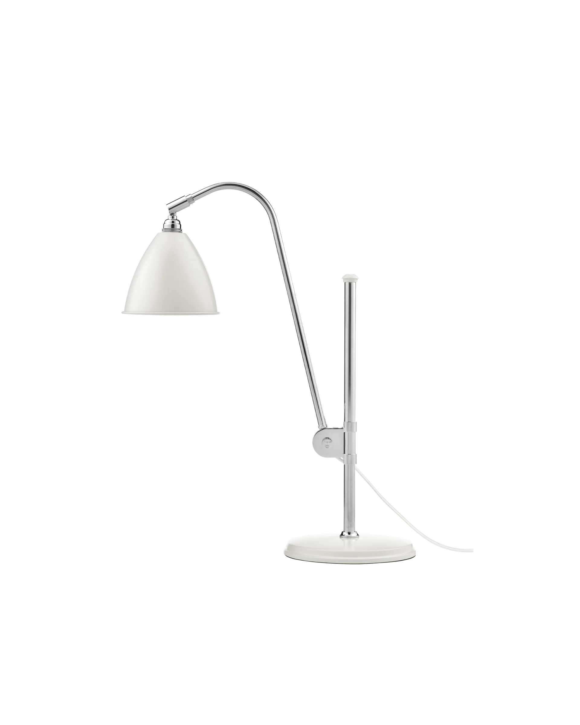 GUBI Bestlite BL1 Table Lamp (Soft White Semi Matt, Chrome, UK)