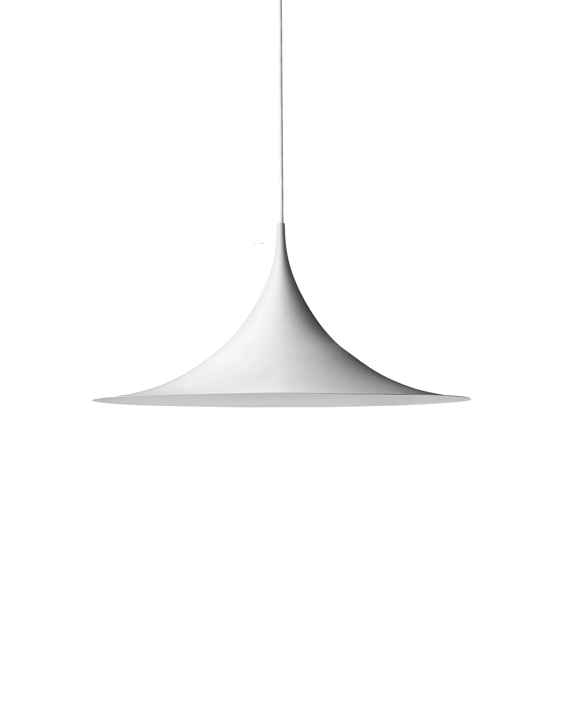 GUBI Semi Pendant (White Semi Matt, Ø60 x 30 cm, EU)