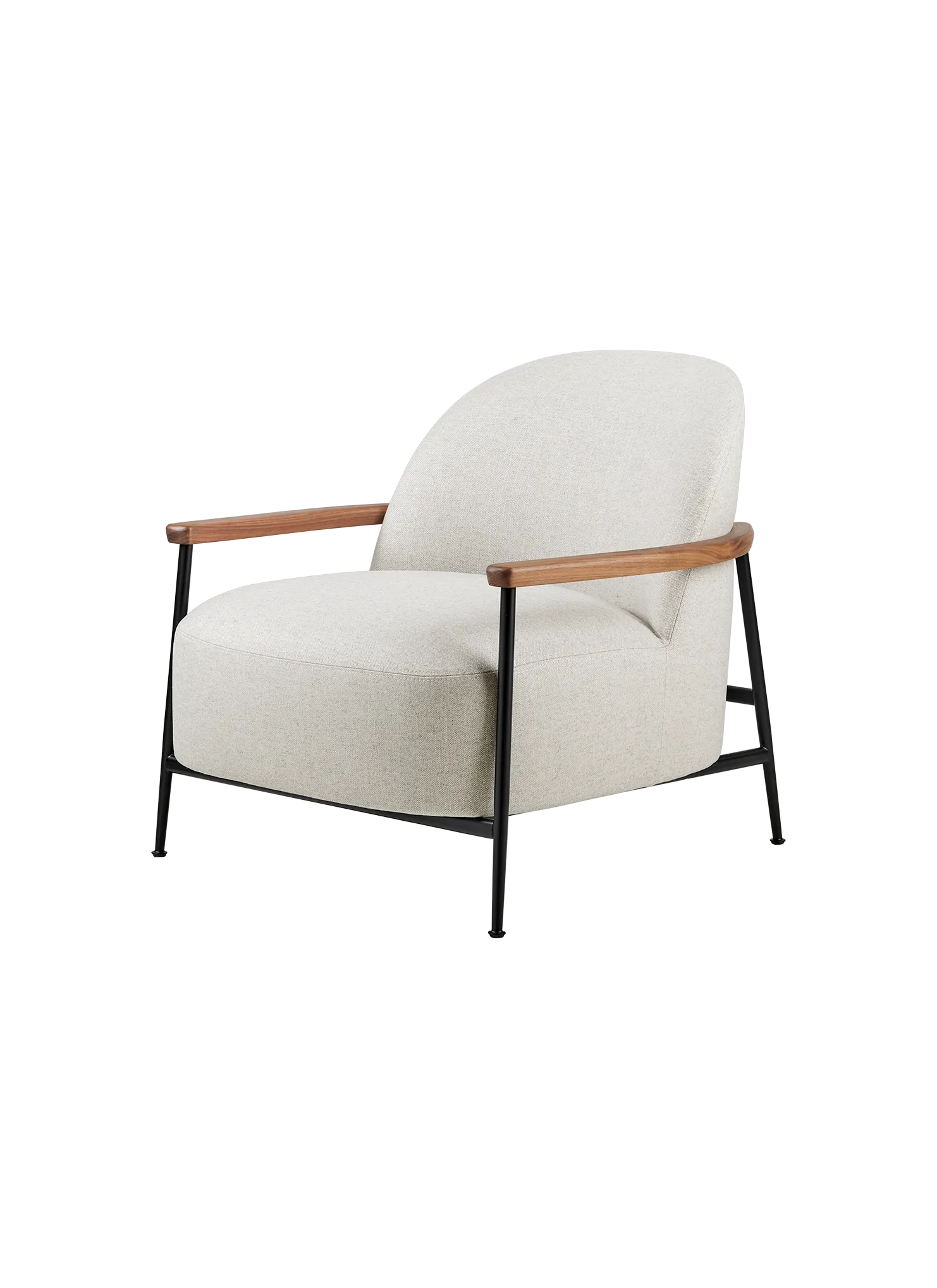 GUBI Sejour Lounge Chair (Flair Special FR, Dedar (201, Standard), Black Matt)
