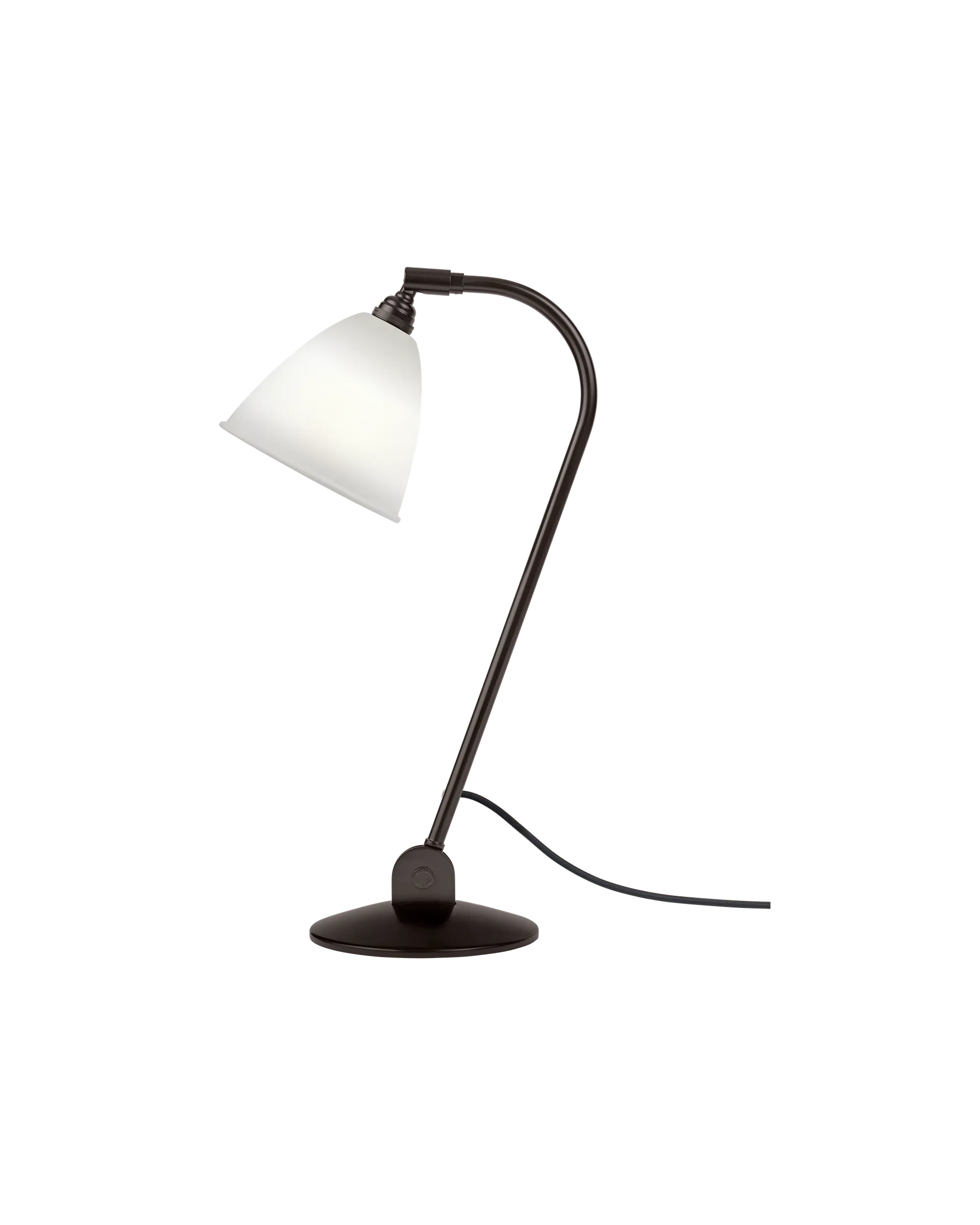 GUBI Bestlite BL2 Table Lamp (Bone China, Black Brass, UK)