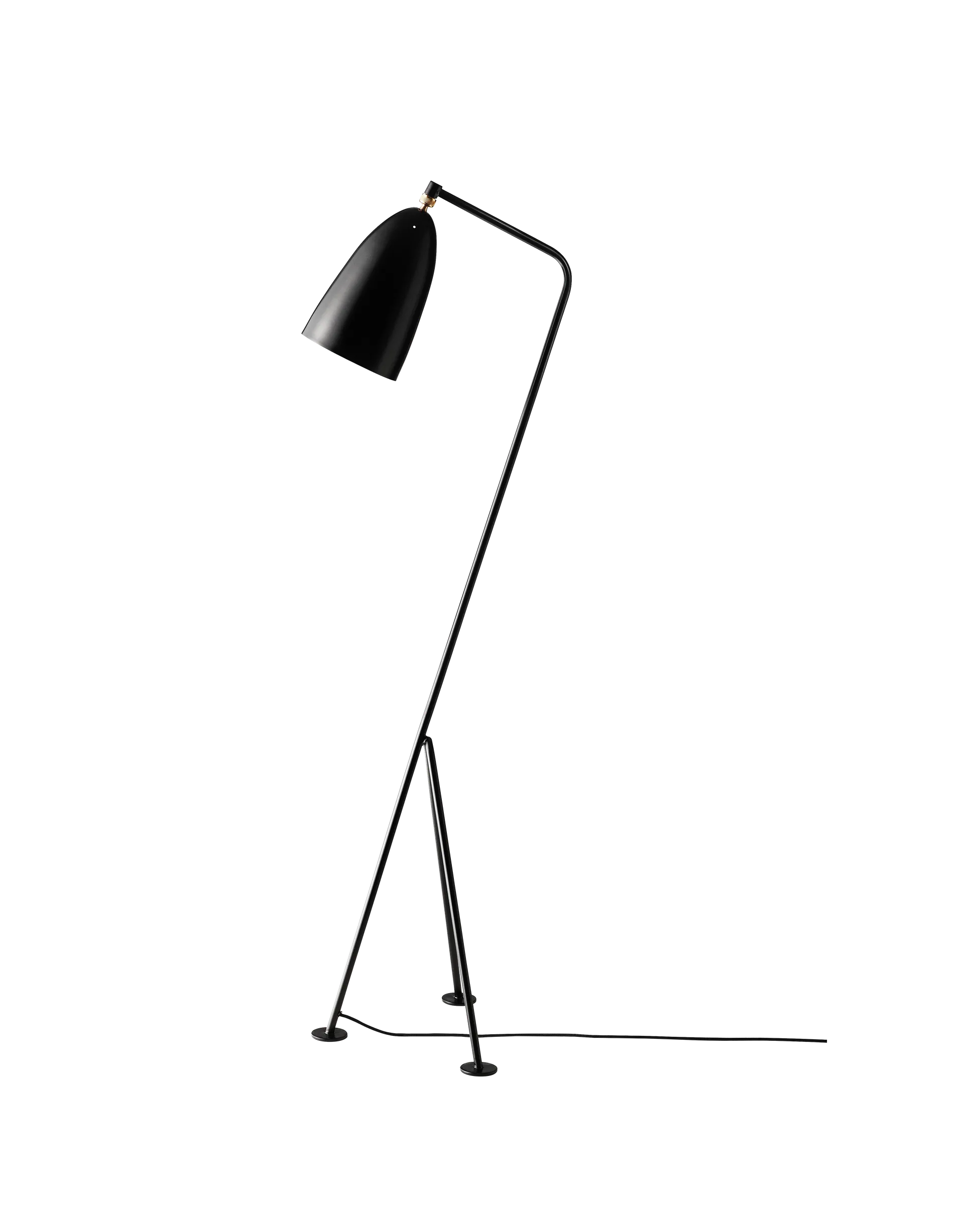 GUBI Gräshoppa Floor Lamp (Black Semi Matt, UK)