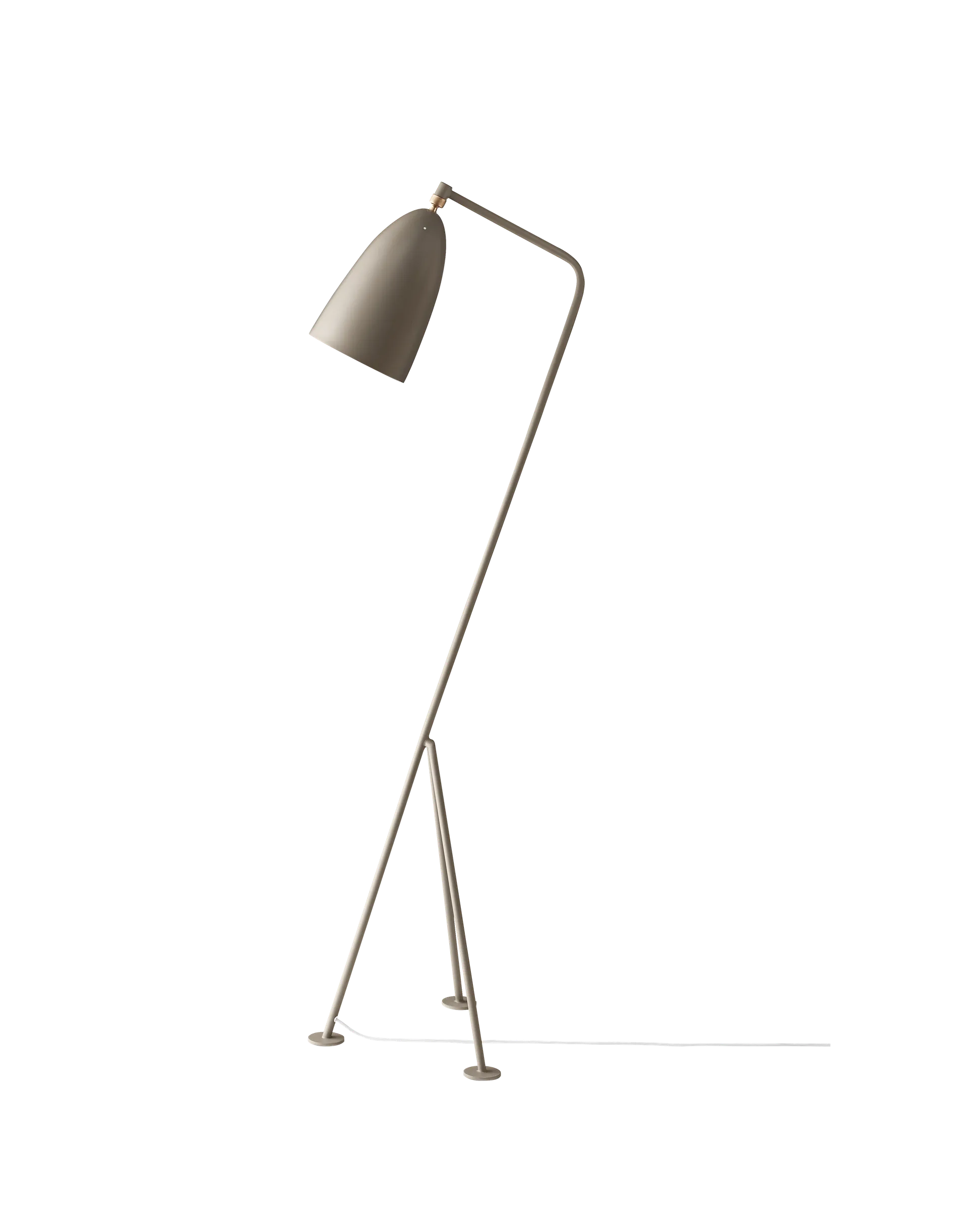GUBI Gräshoppa Floor Lamp (Warm Grey Semi Matt, UK)