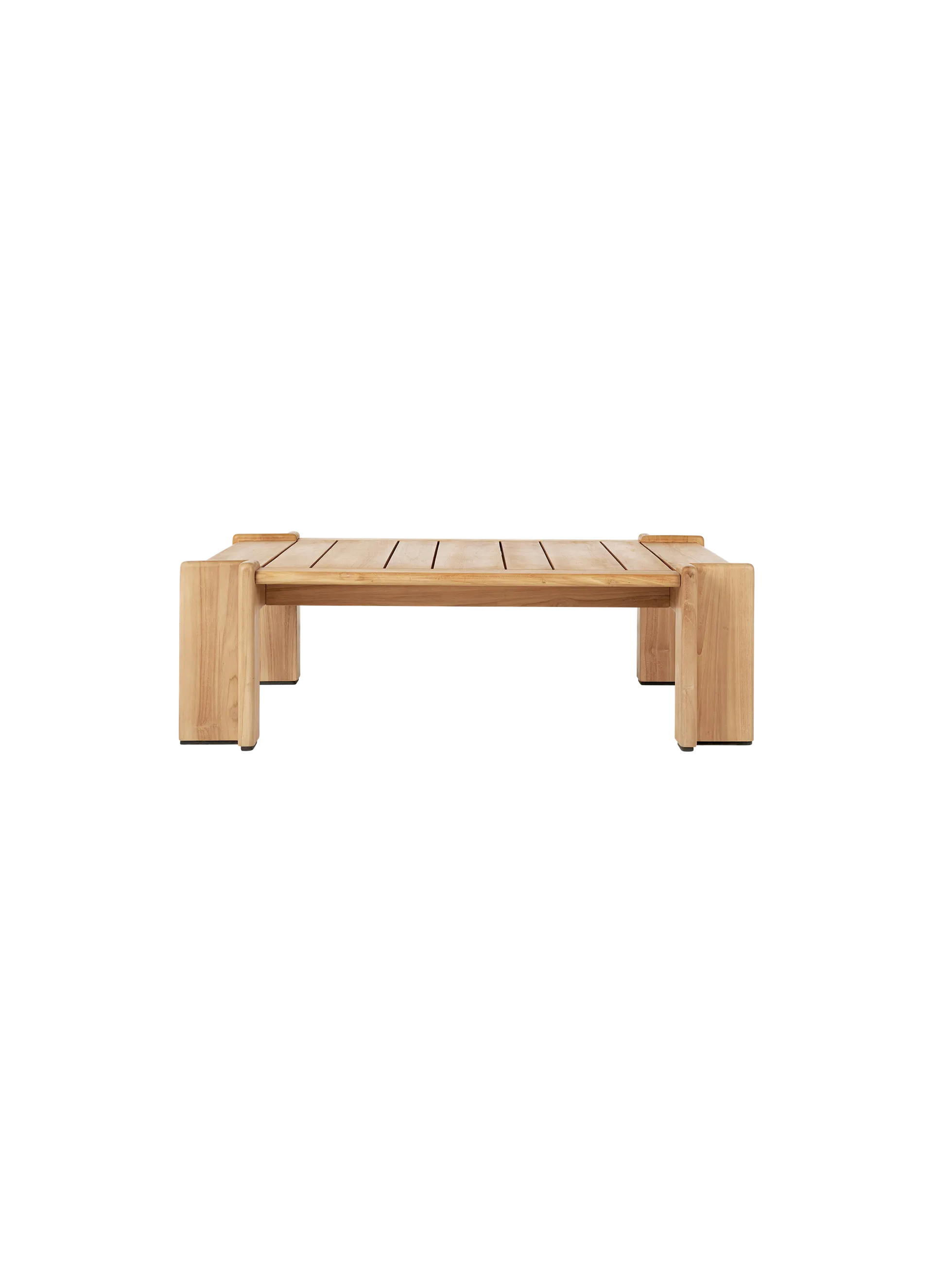 GUBI Atmosfera Coffee Table (Natural teak, 113 x 100)
