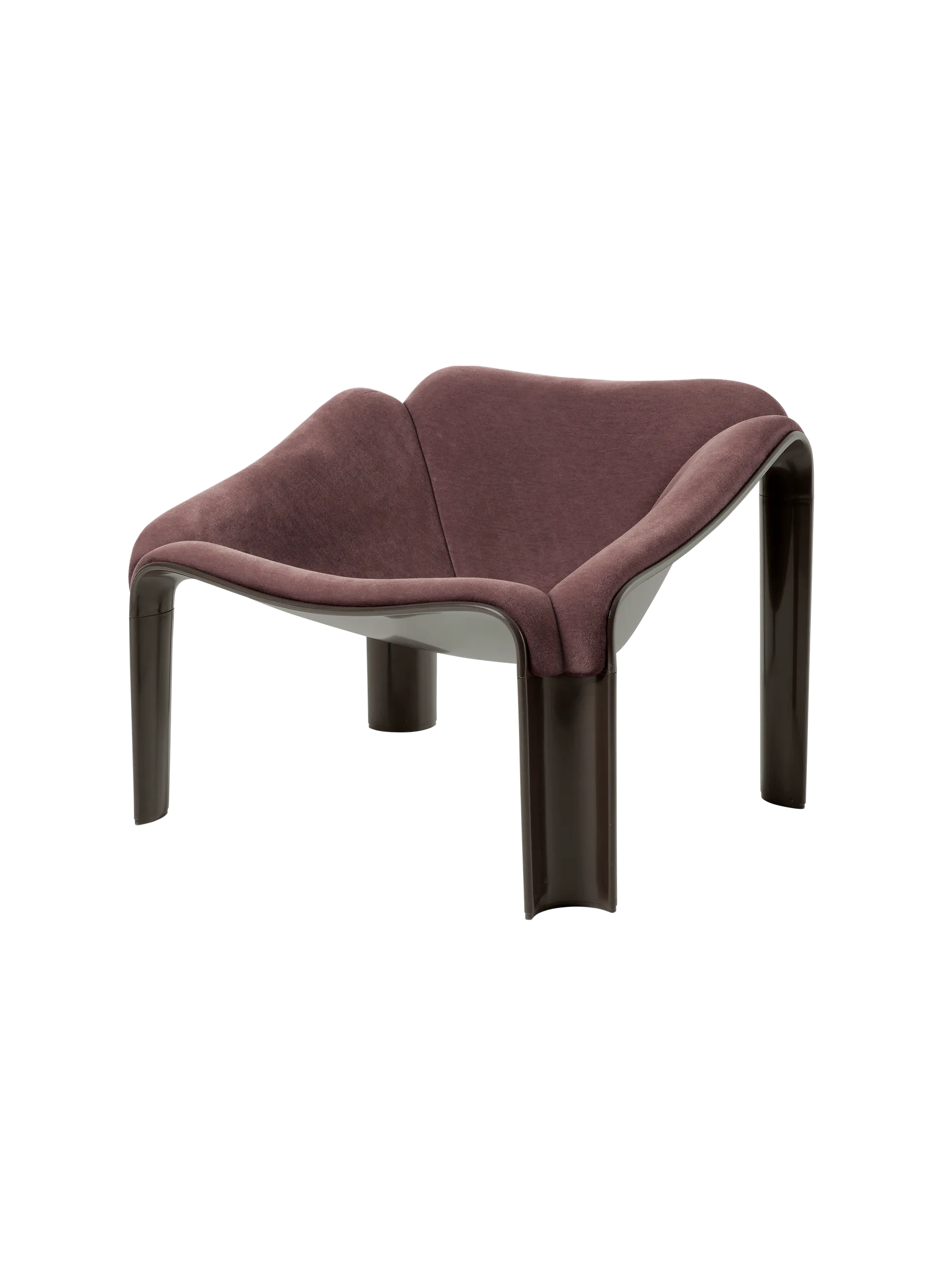GUBI F300 Lounge Chair (Alpaca Alto, Dedar (015, Standard), Molé)