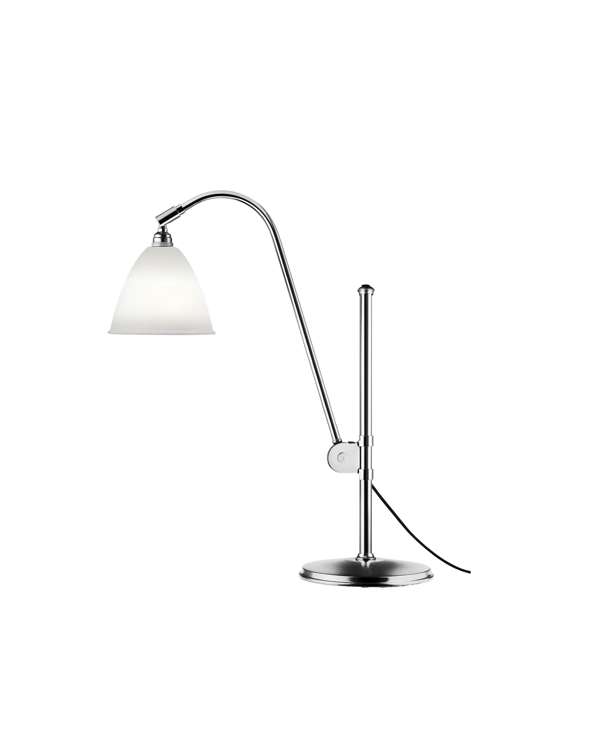 GUBI Bestlite BL1 Table Lamp (Bone China, Chrome, UK)