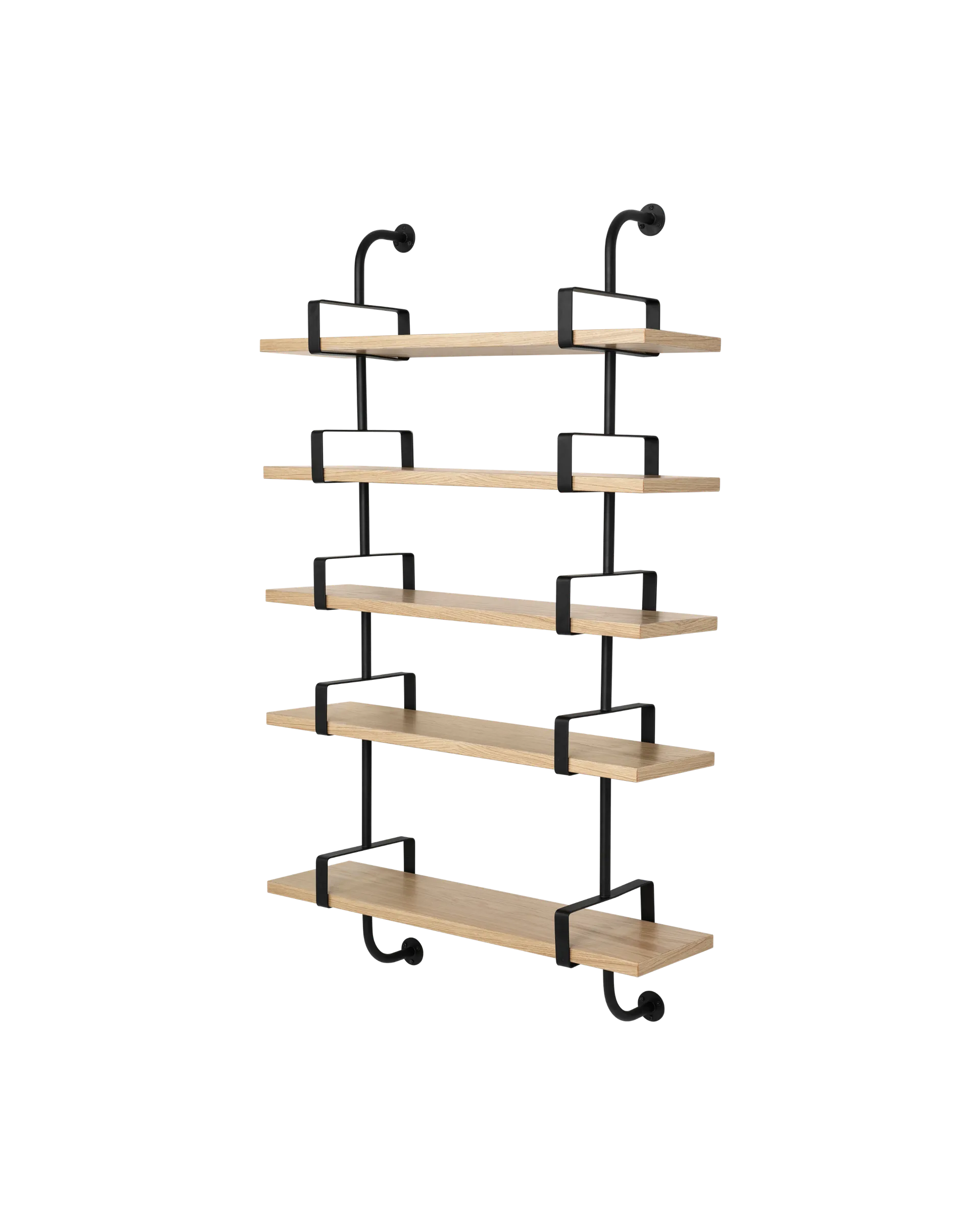 GUBI Démon Shelf (Oak Semi Matt Lacquered, Small, 5 Shelves)