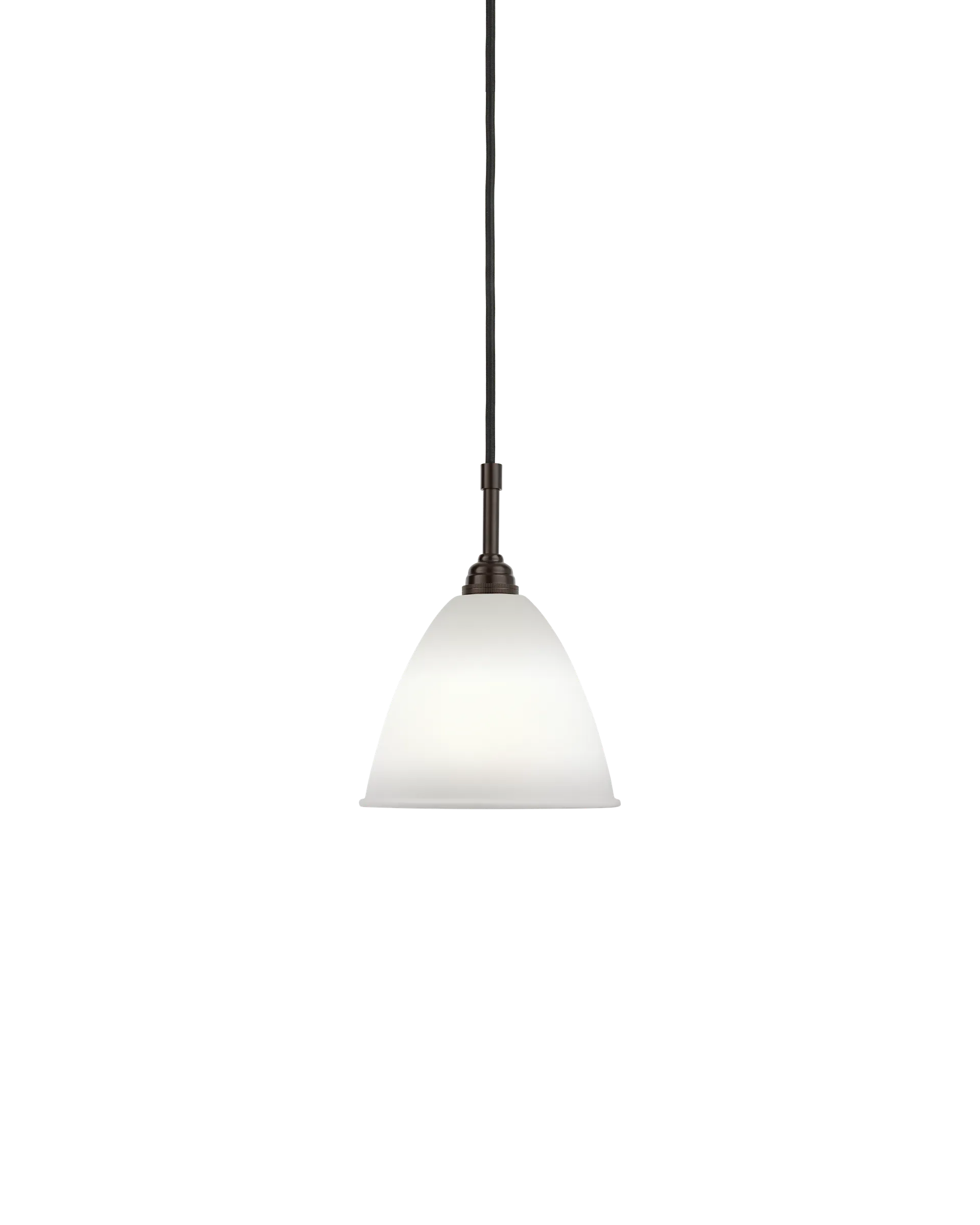 GUBI Bestlite BL9 Pendant (Bone China, Black Brass, Ø16 x 13 cm, EU)