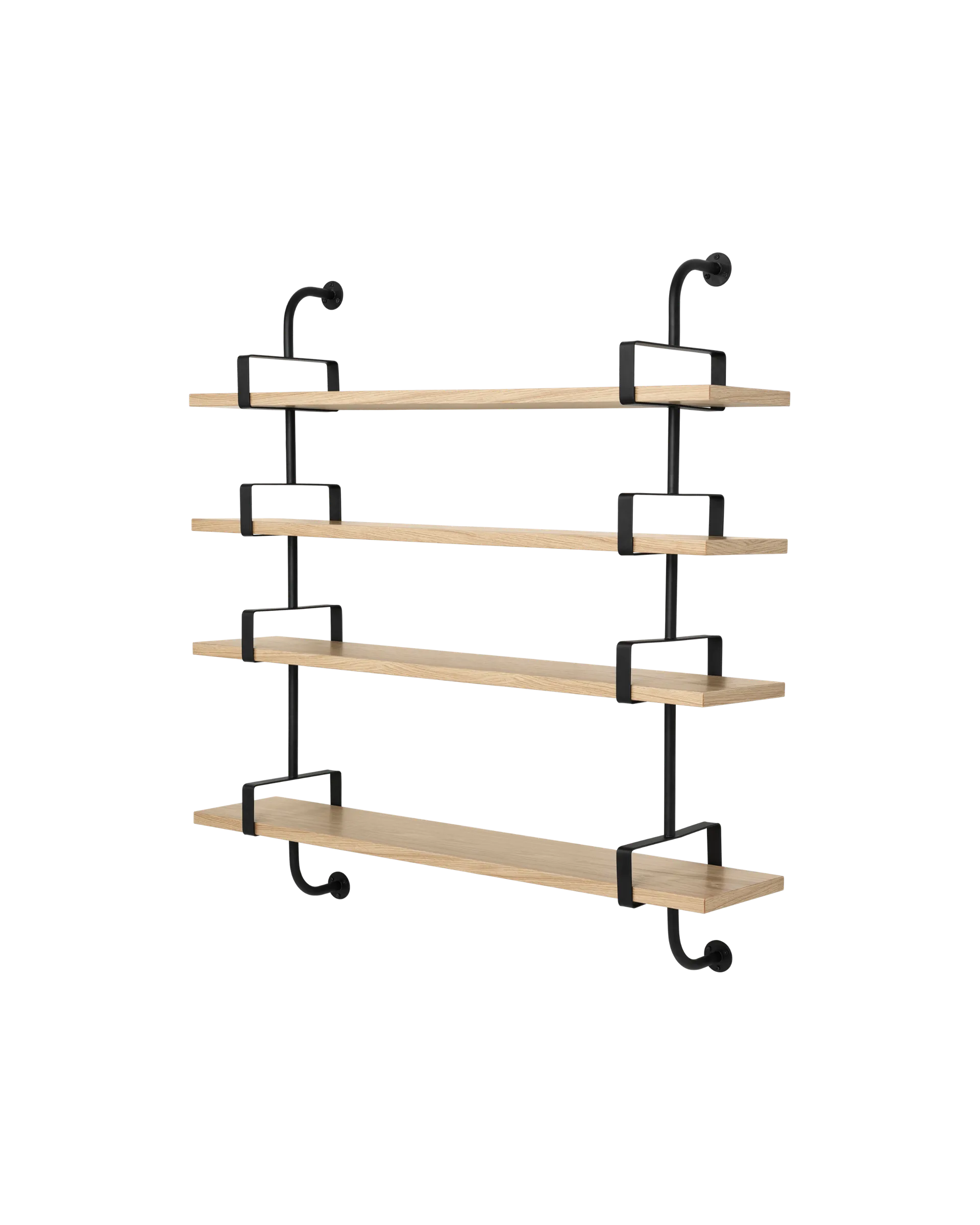 GUBI Démon Shelf (Oak Semi Matt Lacquered, Medium, 4 Shelves)