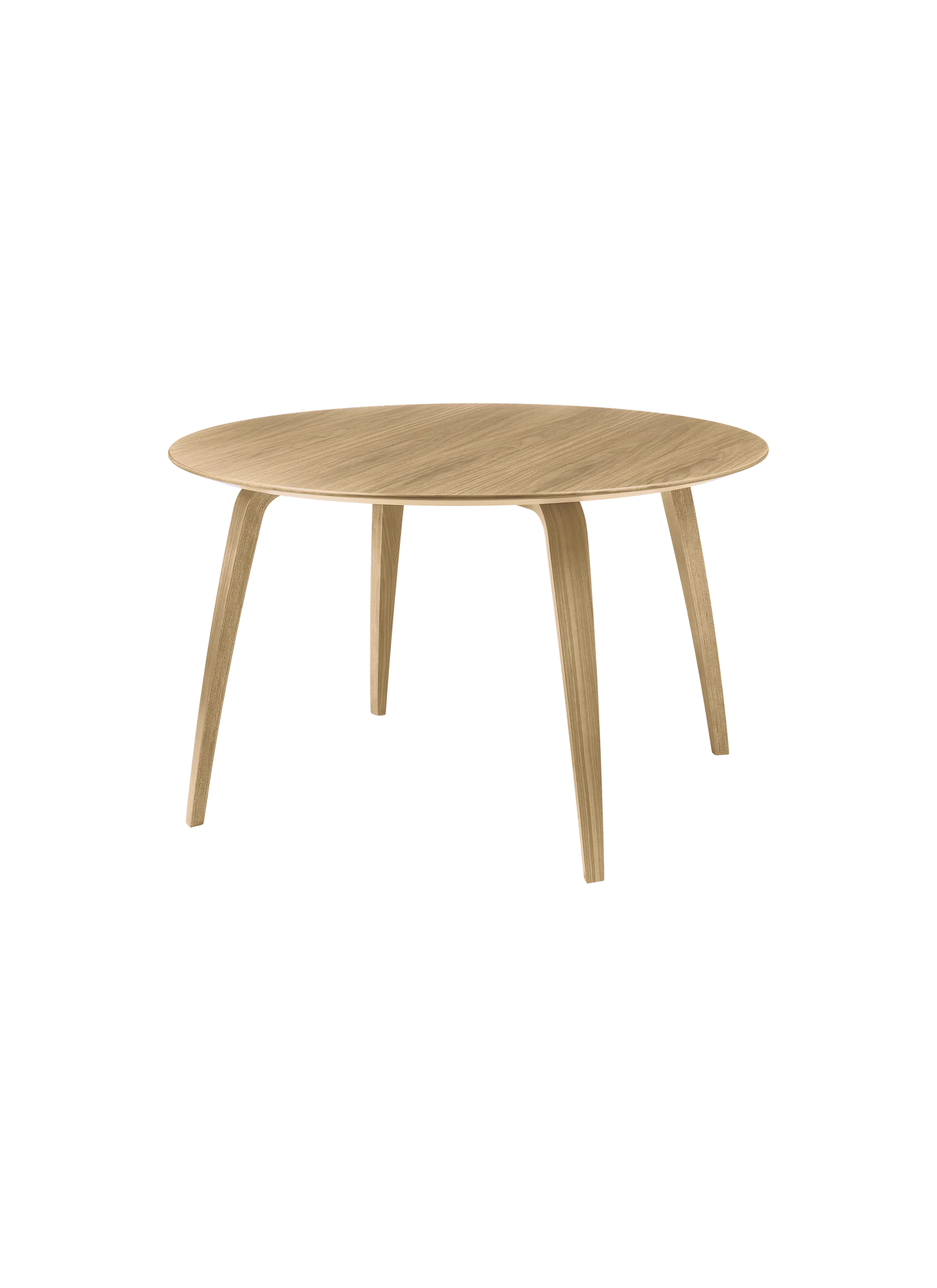 GUBI GUBI Dining Table, Round (Oak Semi Matt Lacquered, Ø120)