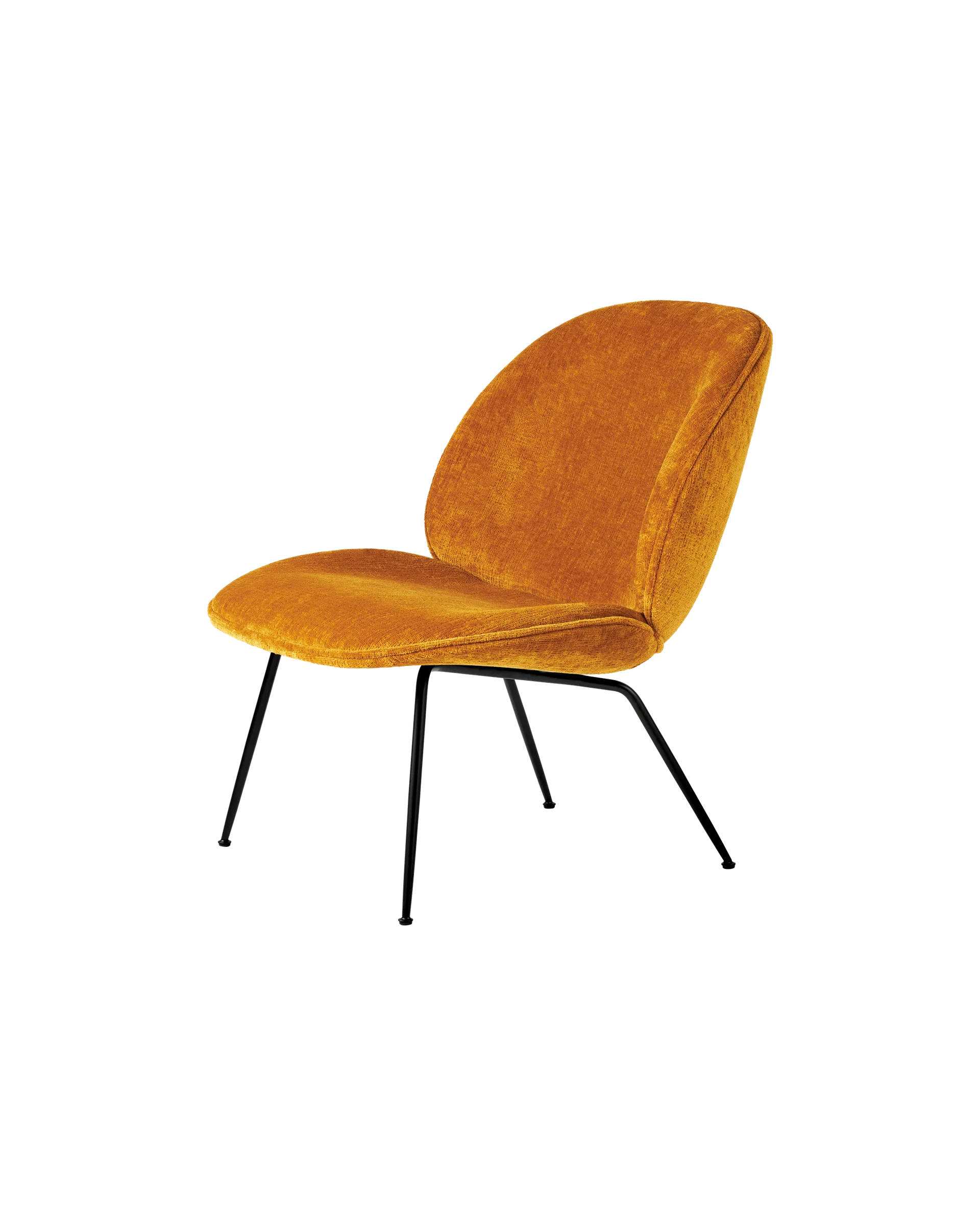 GUBI Beetle Lounge Chair (Mumble, Glamour Group (49, Standard), Black Matt)