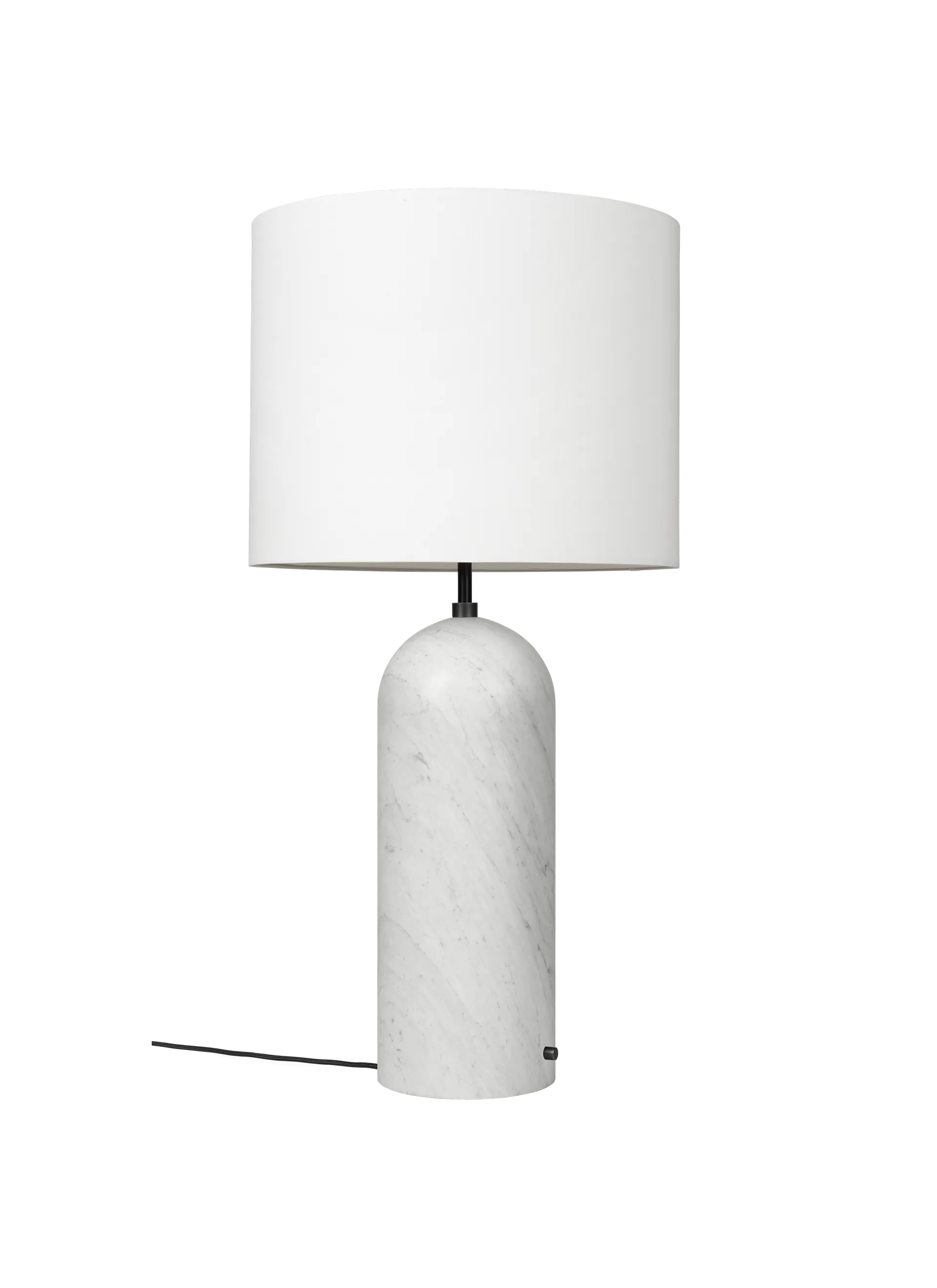 GUBI Gravity Floor Lamp - XL (White shade, White Marble, 120 cm, UK)
