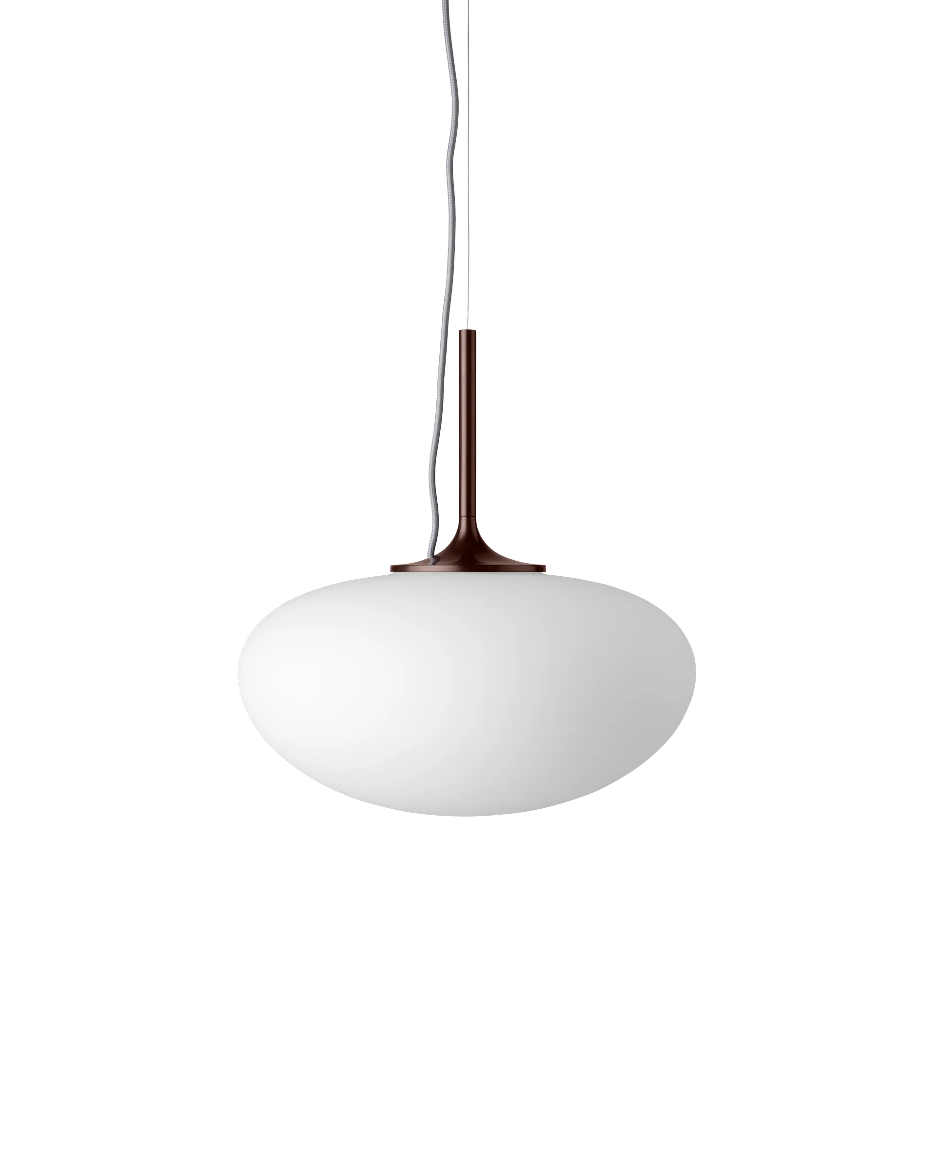 GUBI Stemlite Pendant (Black Red, Frosted Glass, EU)