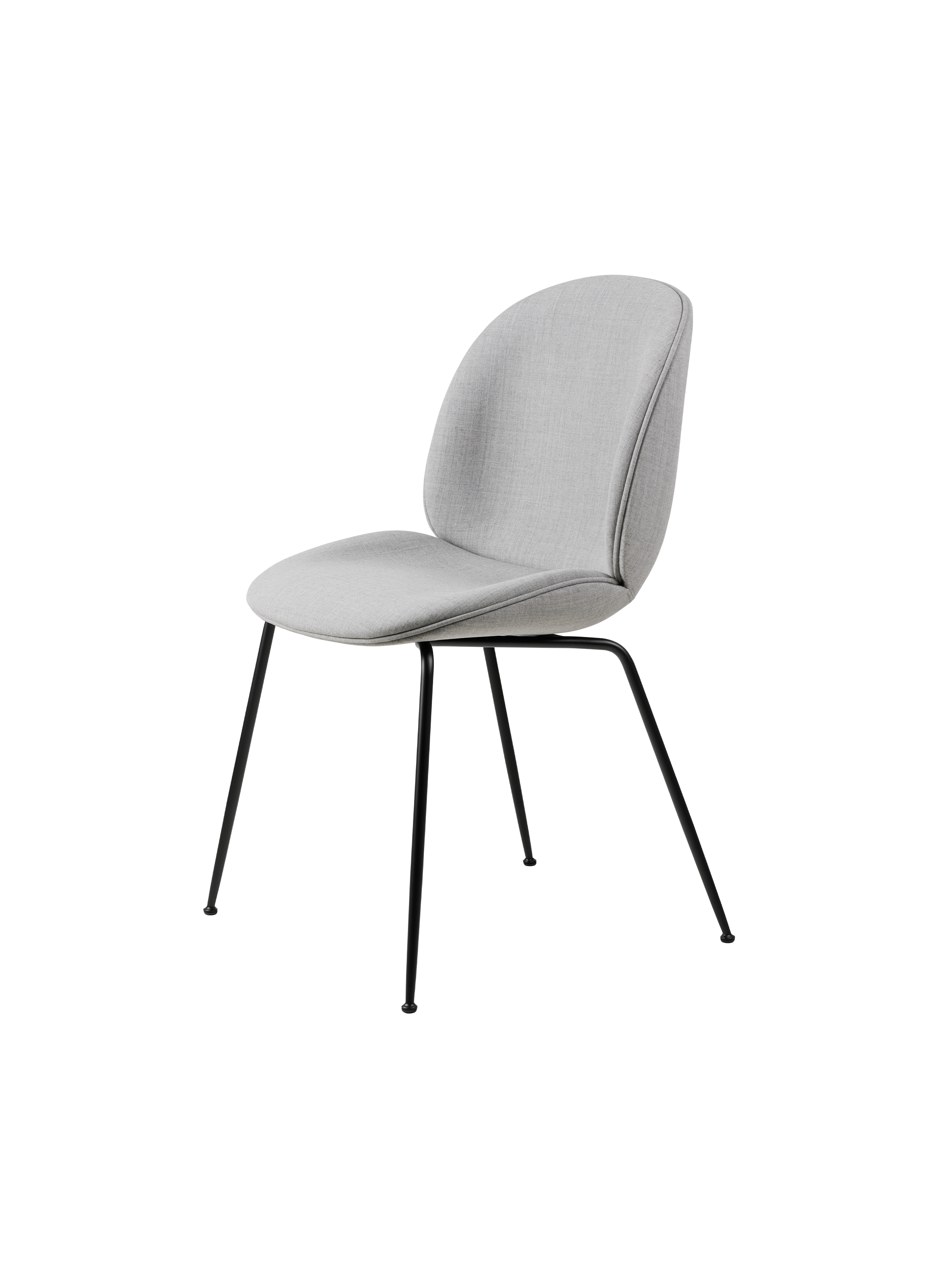 GUBI Beetle Dining Chair, 3D Veneer - Front Upholstered