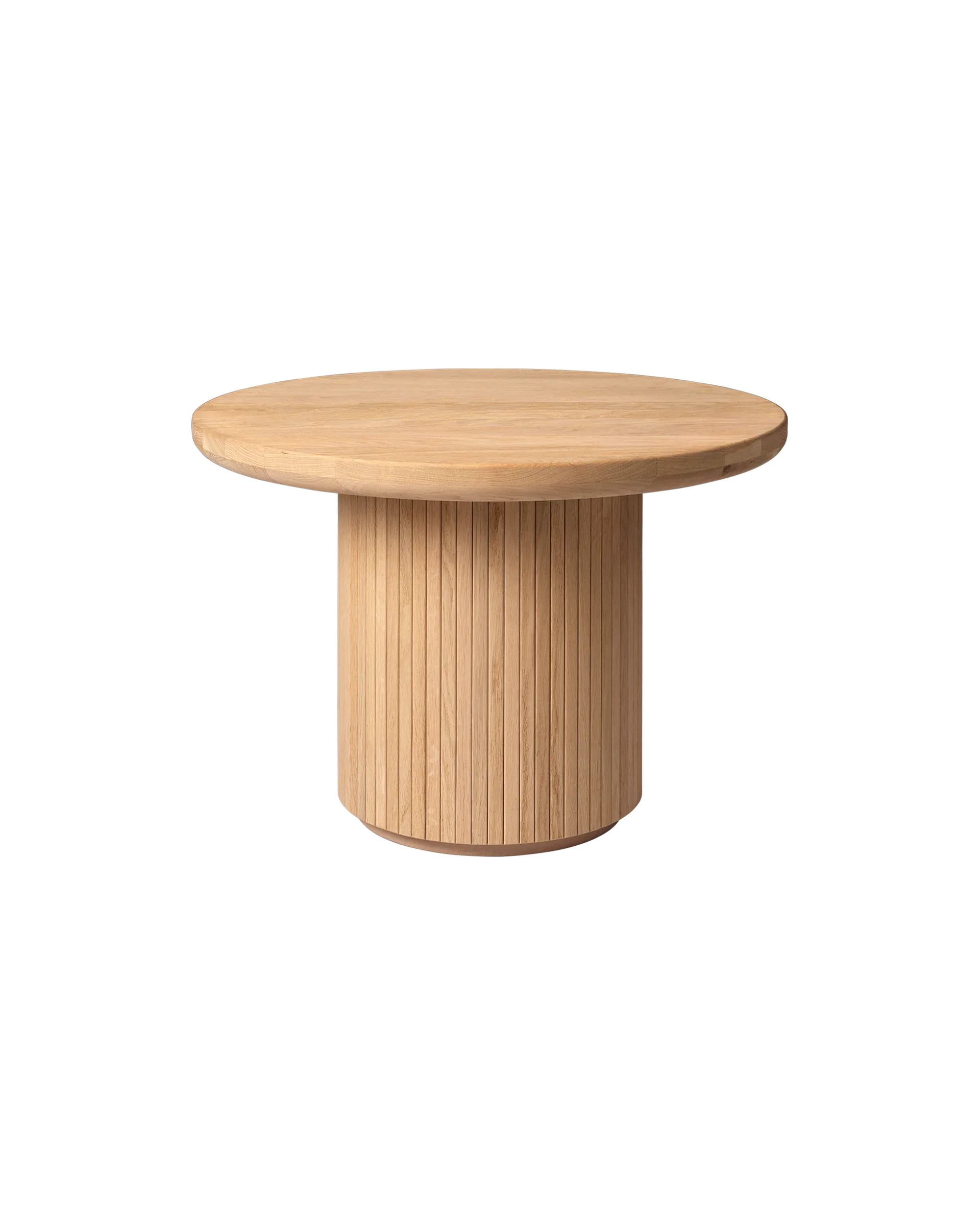 GUBI Moon Coffee Table, Round (Solid Oak Oiled, Solid Oak Oiled, Ø60 x H45 cm)