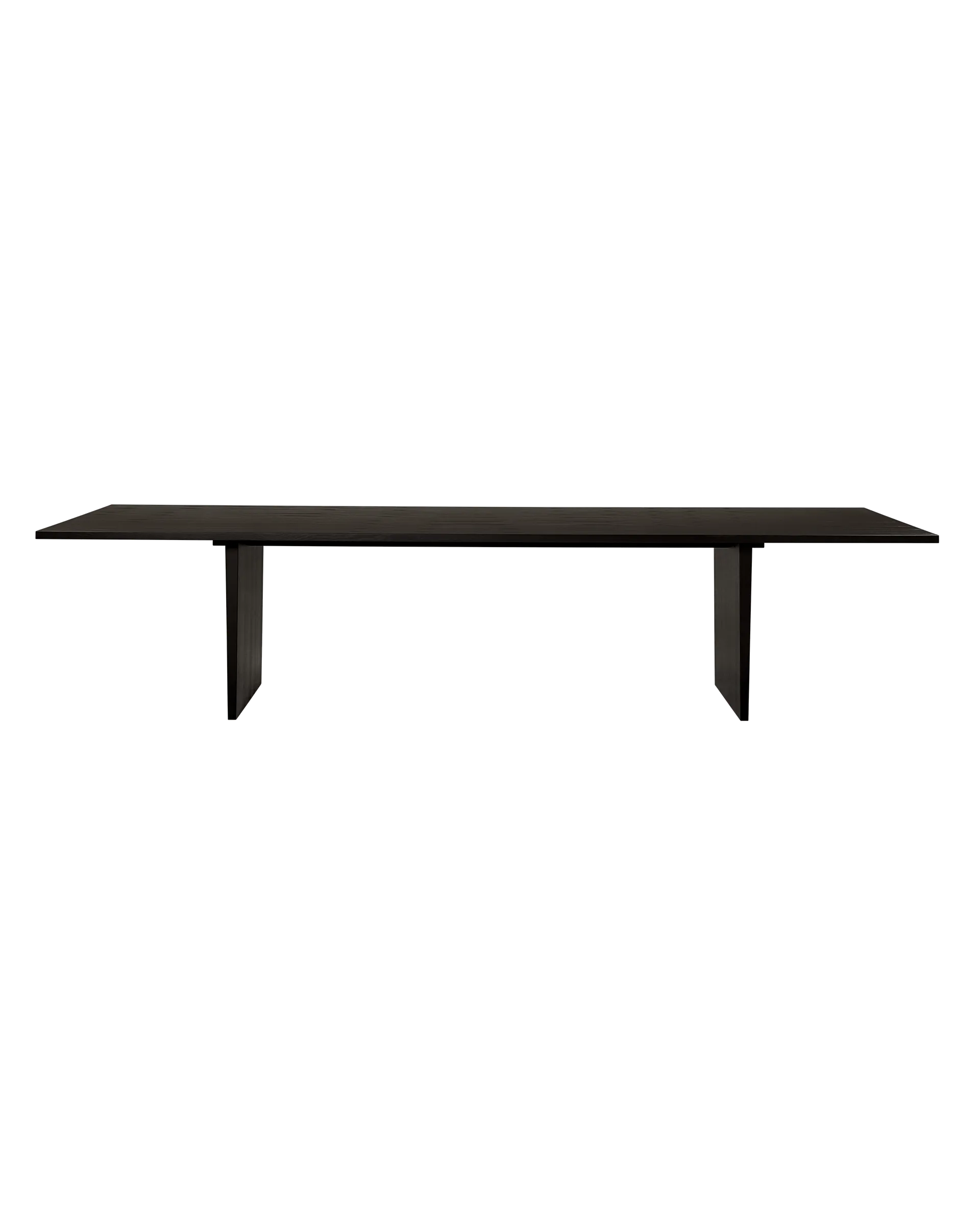 GUBI Private Dining Tables (Brown/Black Ash Veneer, 320 cm)