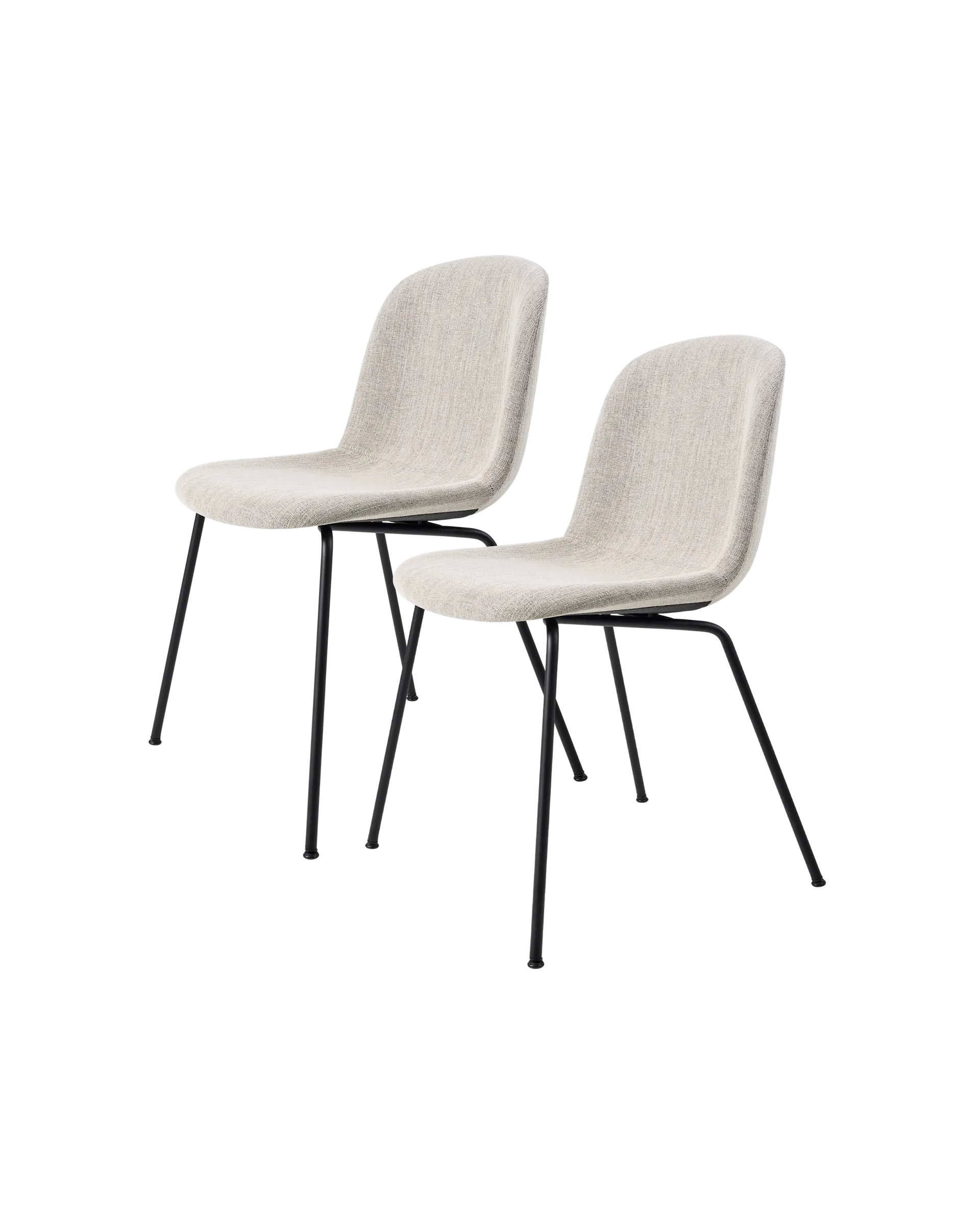 GUBI Brim Dining Chair, Set of 2 (Guest, Kvadrat (0210, Standard))