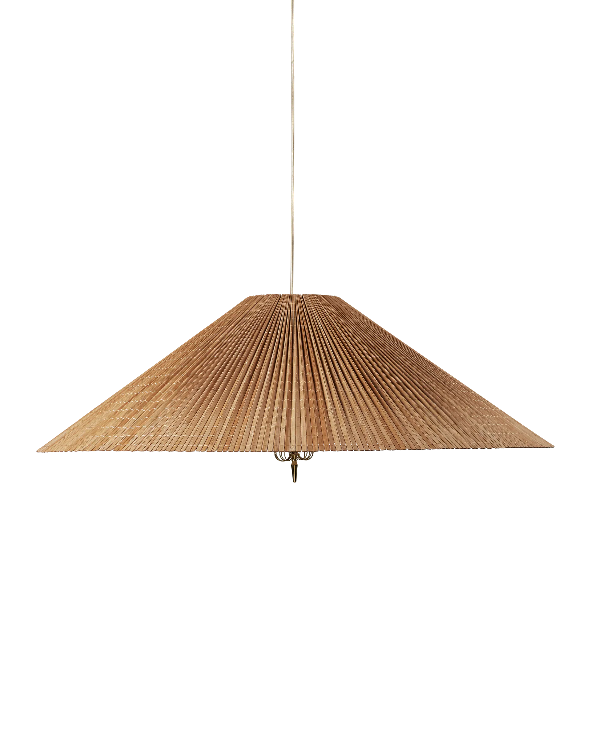 GUBI 1972 Pendant (Bamboo, No, Ø90 x 30 cm, EU)