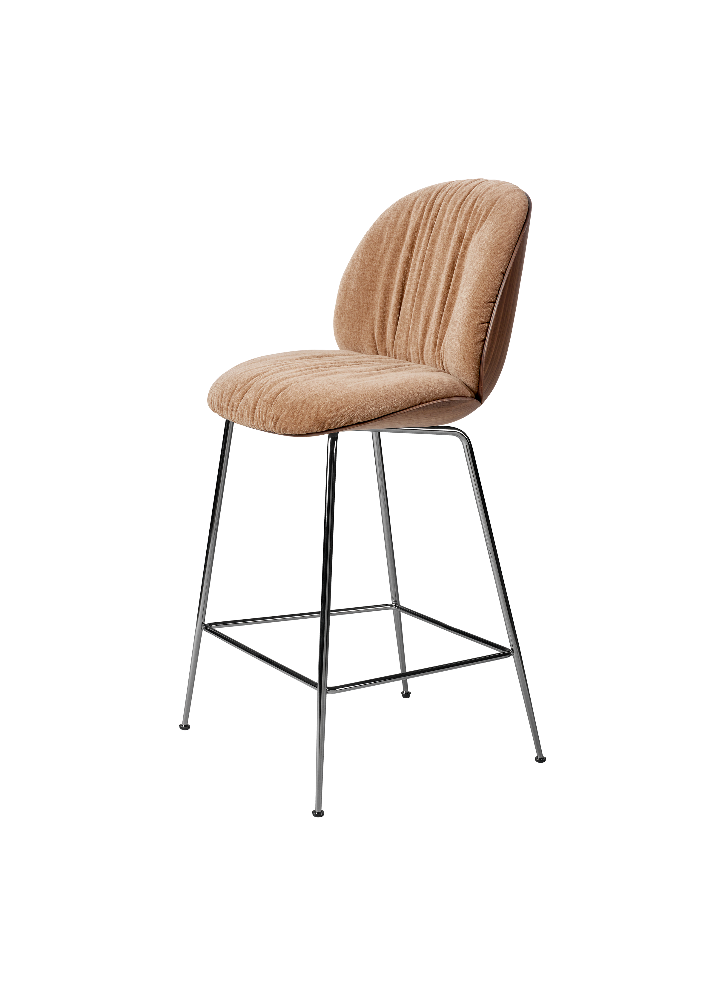 GUBI Beetle Soft Counter Chair, Front Upholstered