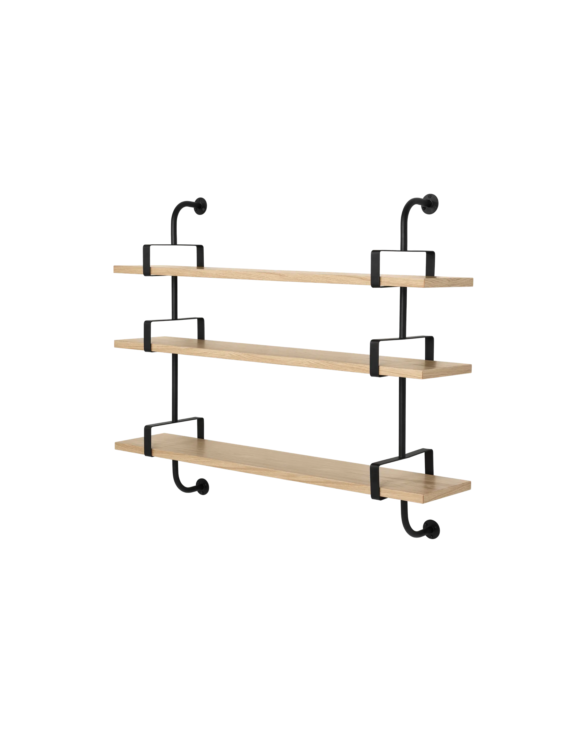GUBI Démon Shelf (Oak Semi Matt Lacquered, Medium, 3 Shelves)