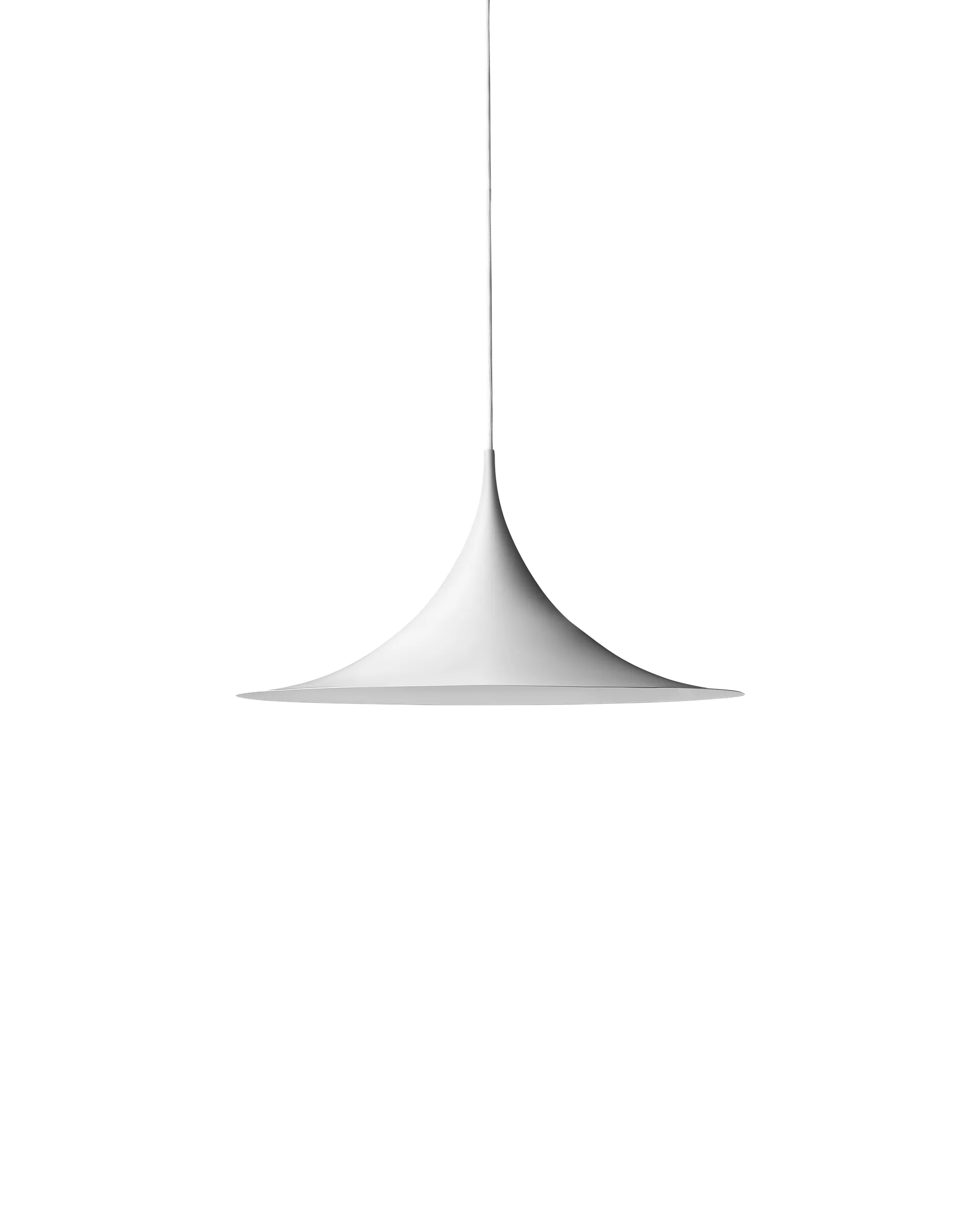 GUBI Semi Pendant (White Semi Matt, Ø47 x 23,5 cm, EU)