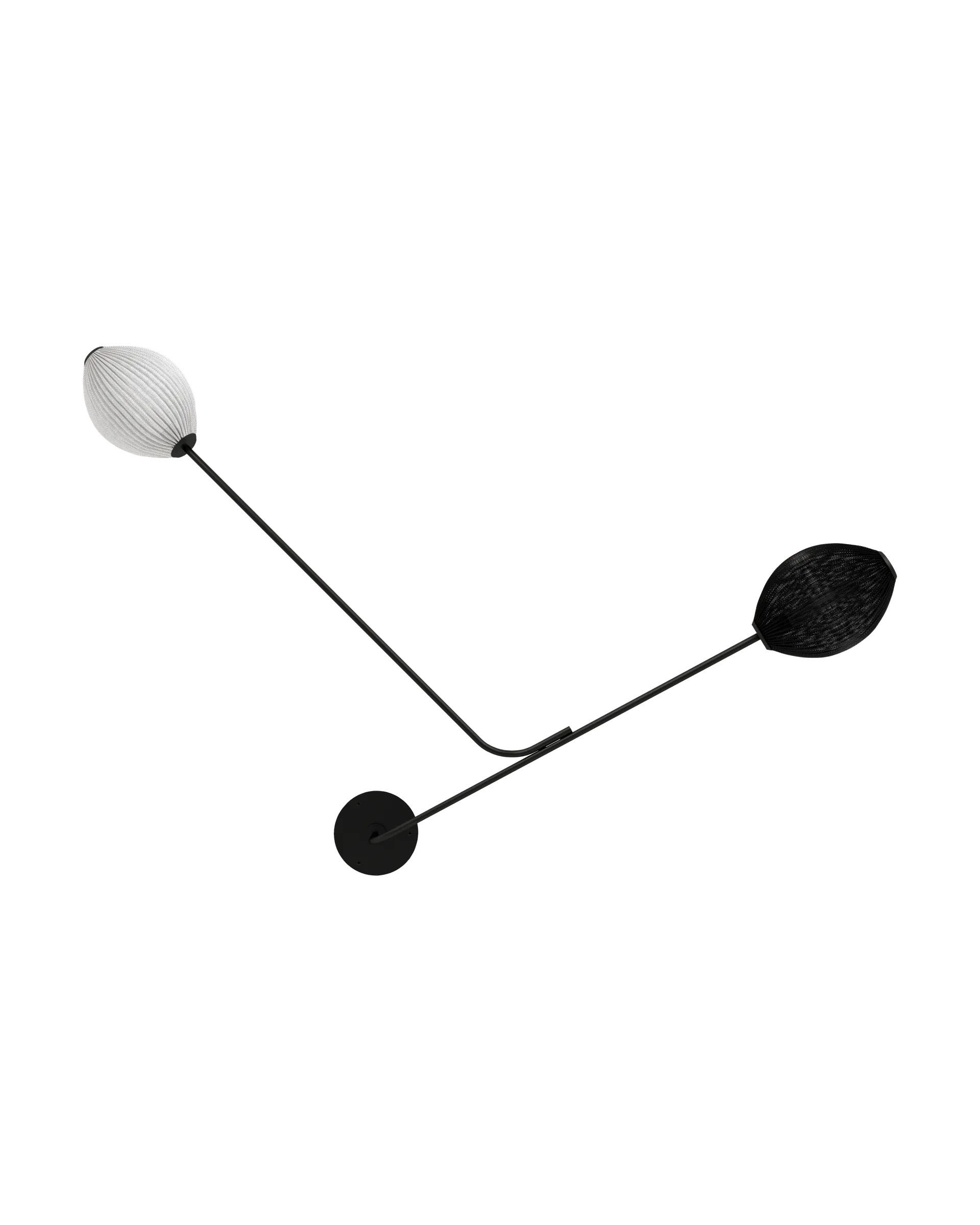 GUBI Satellite Wall Lamp (Black & White, EU)