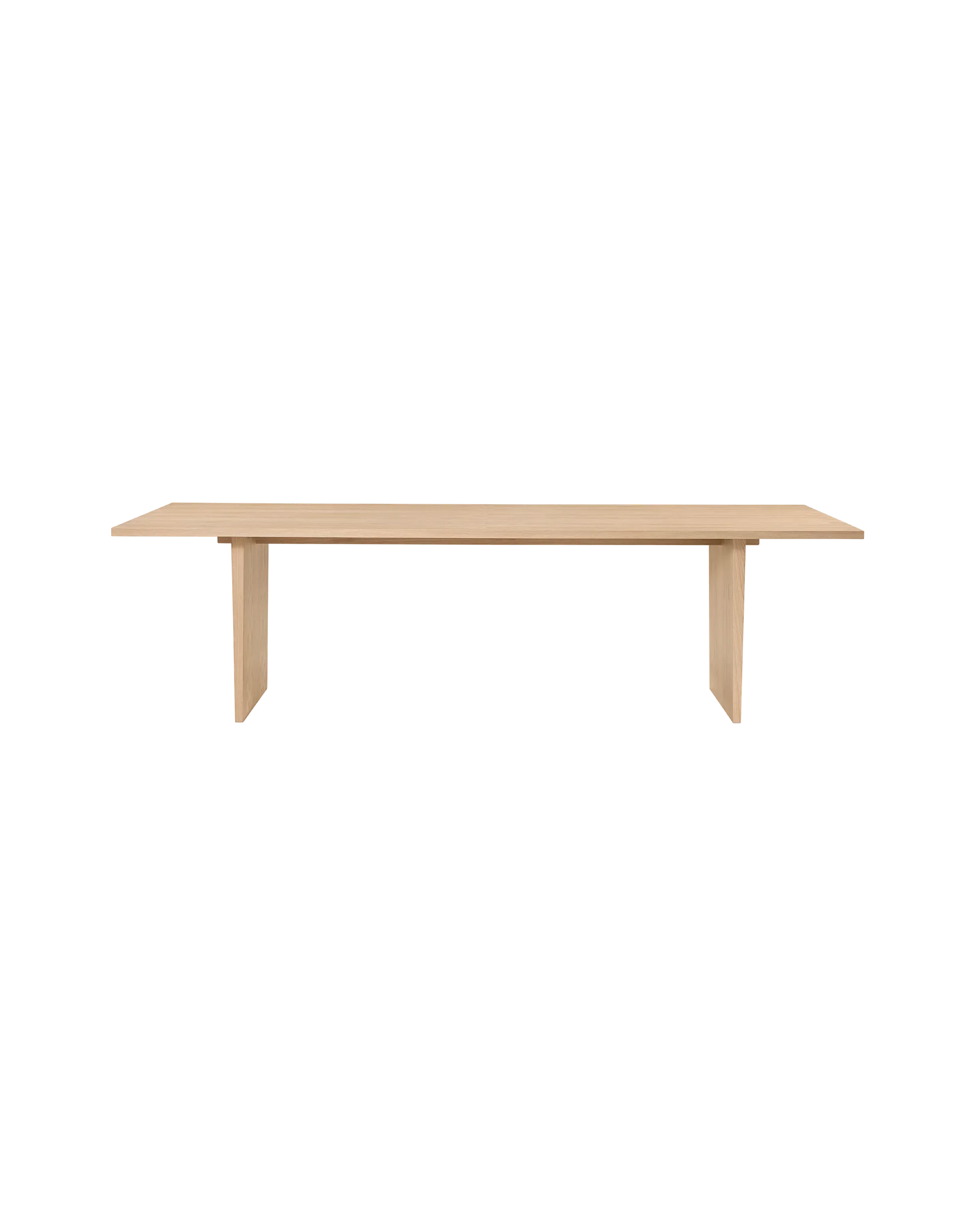 GUBI Private Dining Tables (Light Stained Veneer Oak, 260 cm)