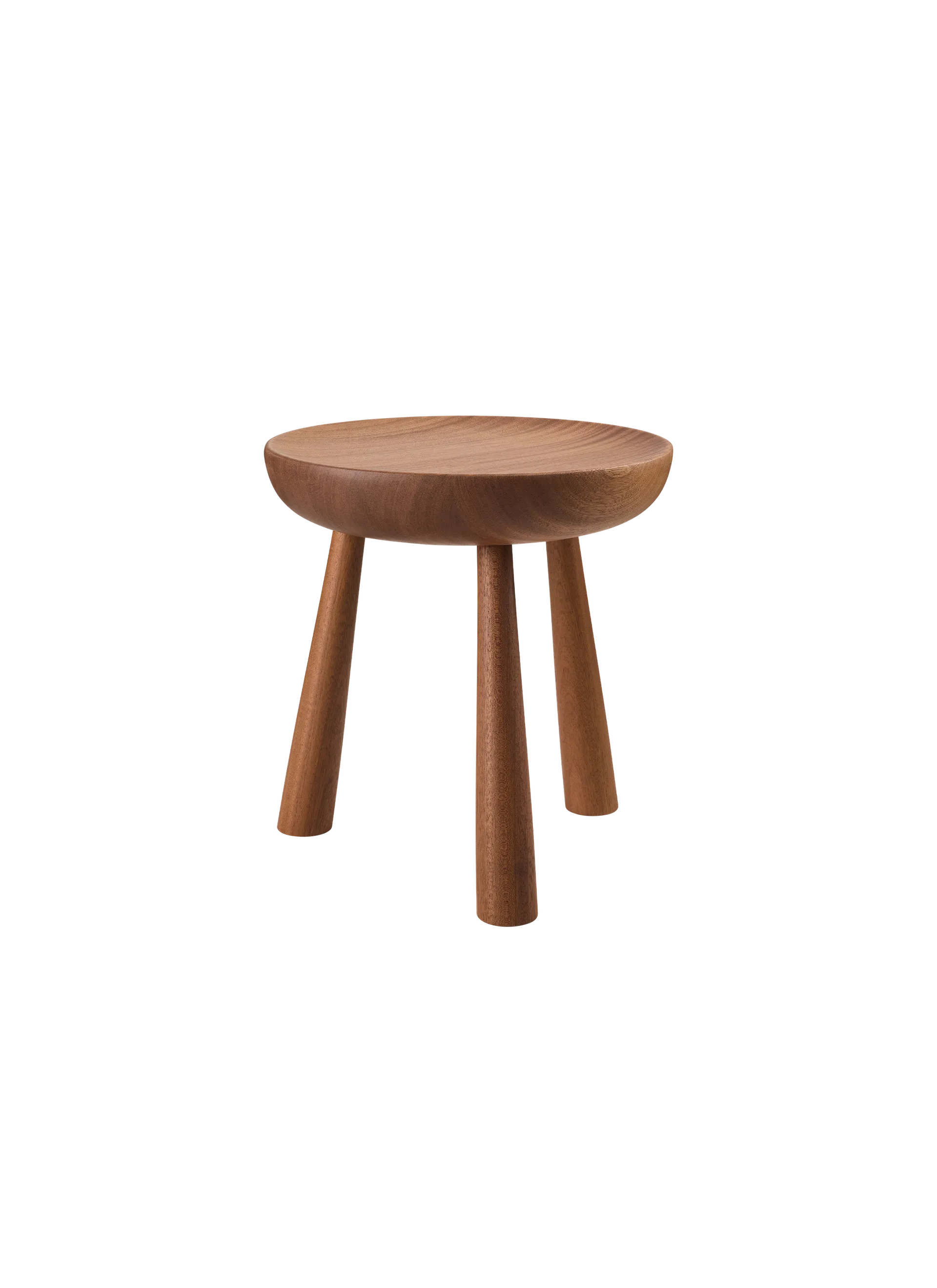 GUBI Totto Stool (Lacquered Sapelli)