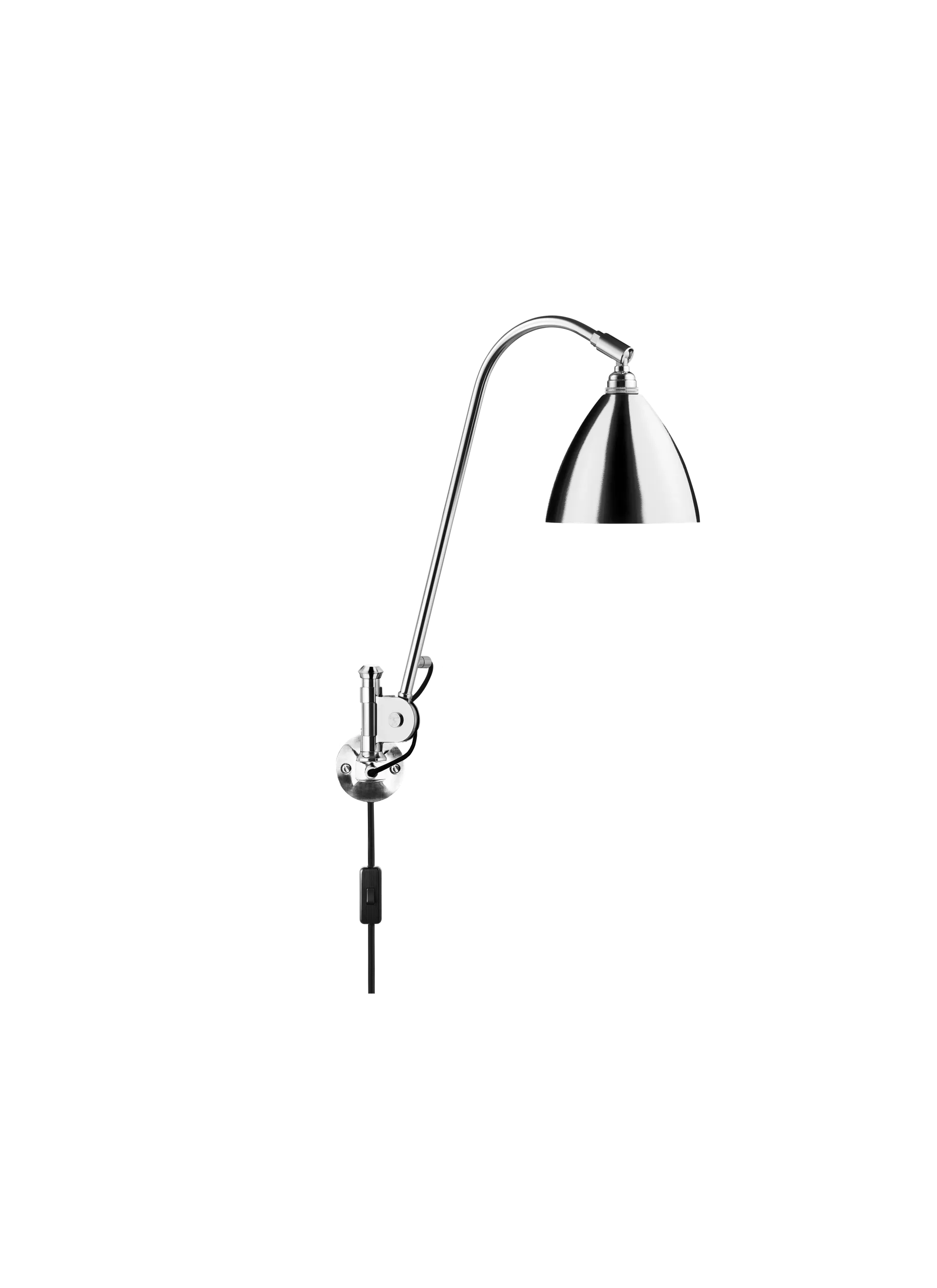 GUBI Bestlite BL6 Wall Lamp (Chrome, Chrome, UK)