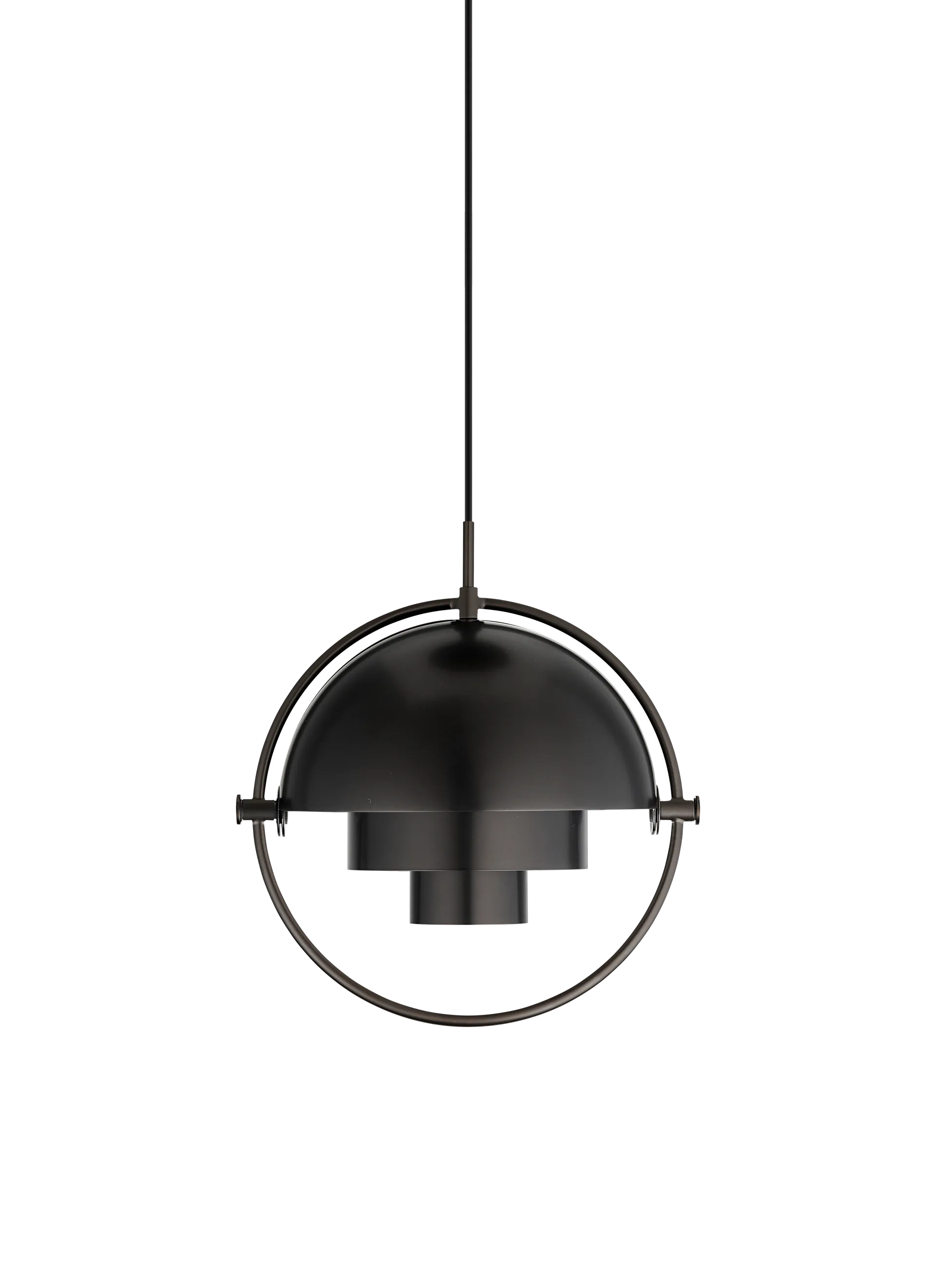 GUBI Multi-Lite Pendant (Black Brass, Black Brass, Ø32 x 16 cm, EU)