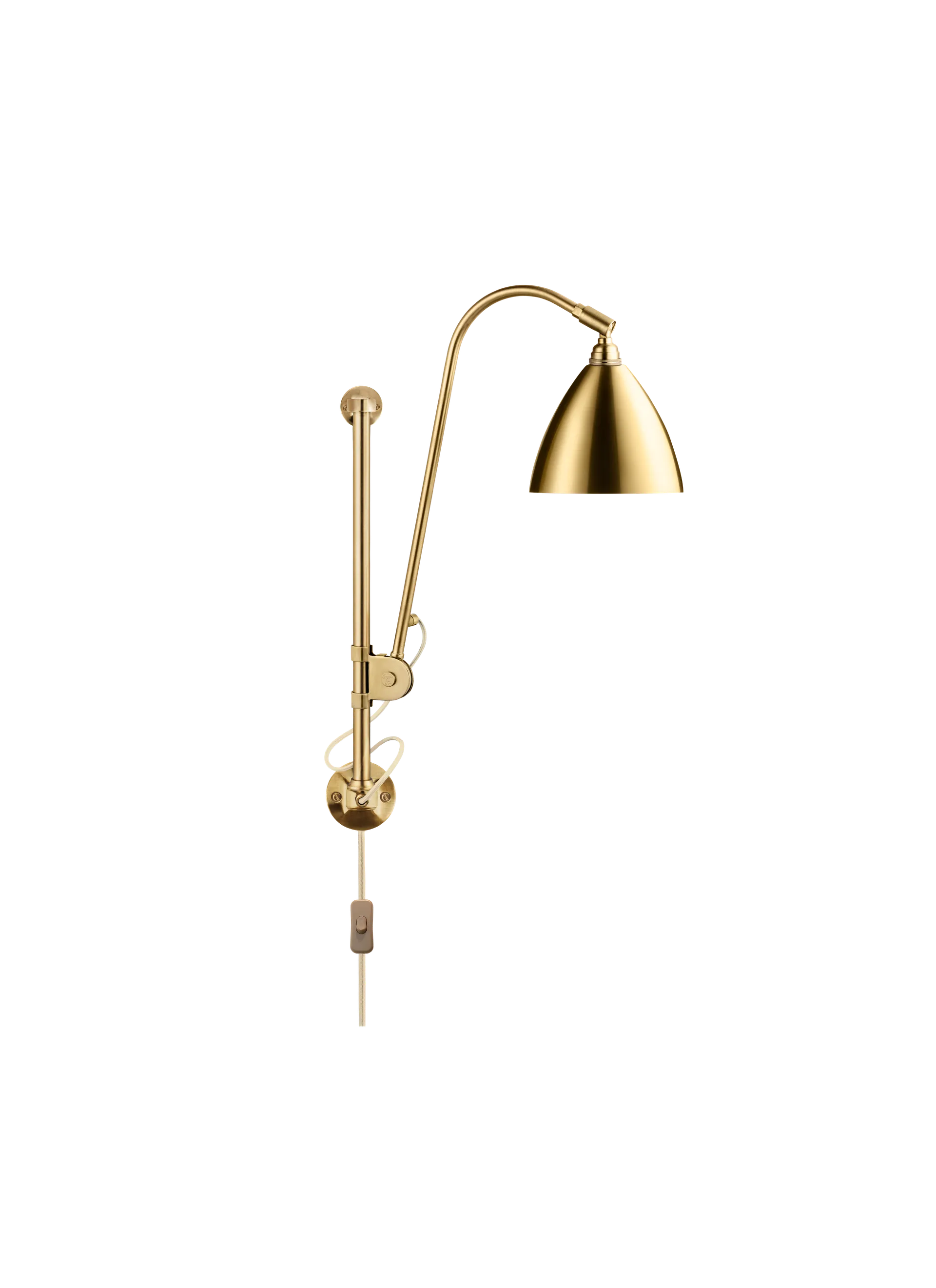 GUBI Bestlite BL5 Wall Lamp (Shiny Brass, Brass, UK)
