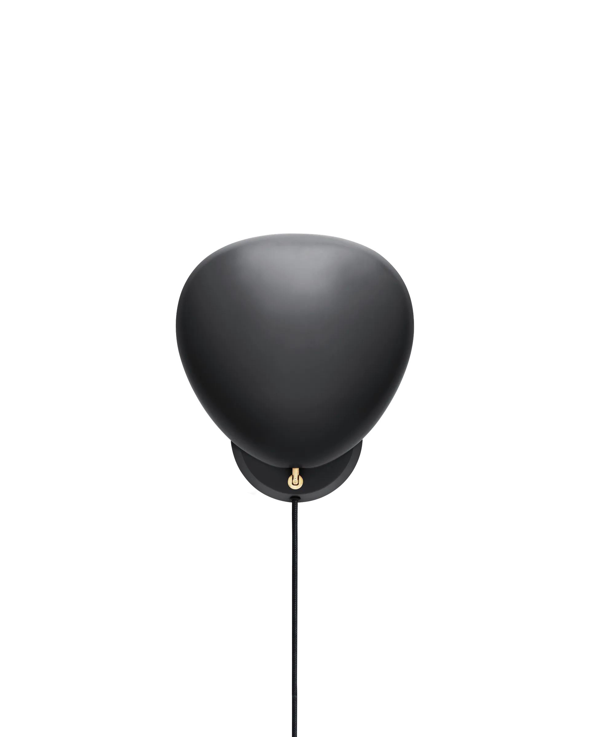 GUBI Cobra Wall Lamp (Black Semi Matt, No, EU)