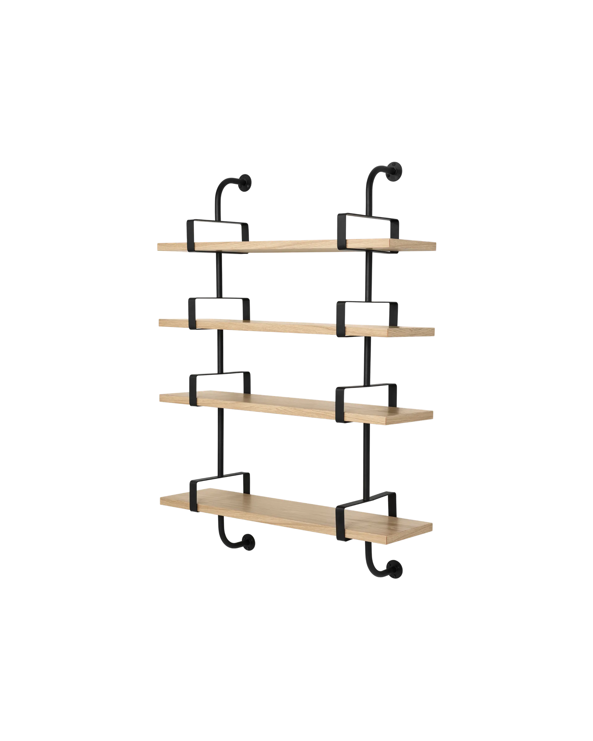GUBI Démon Shelf (Oak Semi Matt Lacquered, Small, 4 Shelves)