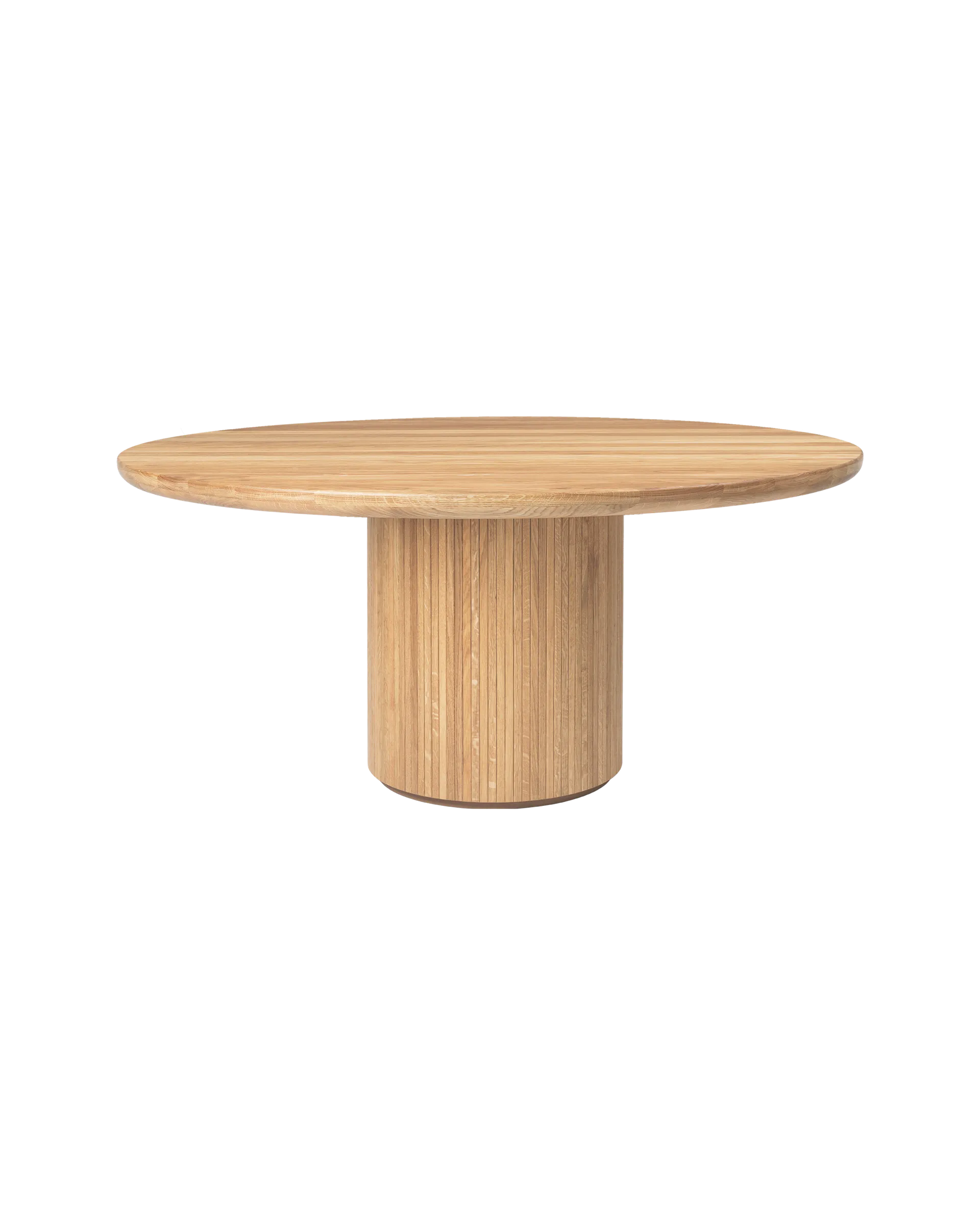 GUBI Moon Dining Table, Round (Solid Oak Oiled, Solid Oak Oiled, Ø150 cm)