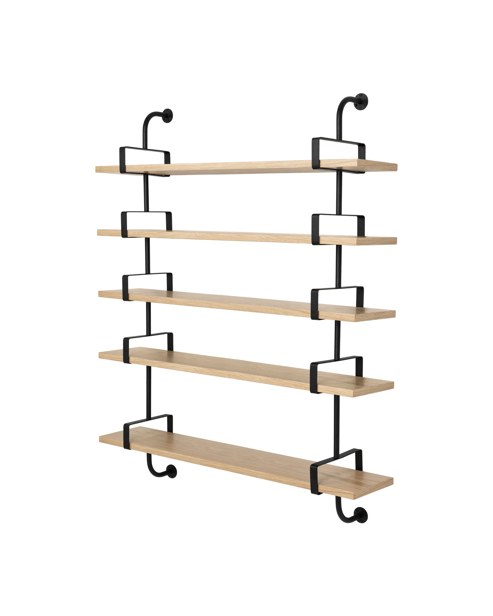 GUBI Démon Shelf (Oak Semi Matt Lacquered, Medium, 5 Shelves)