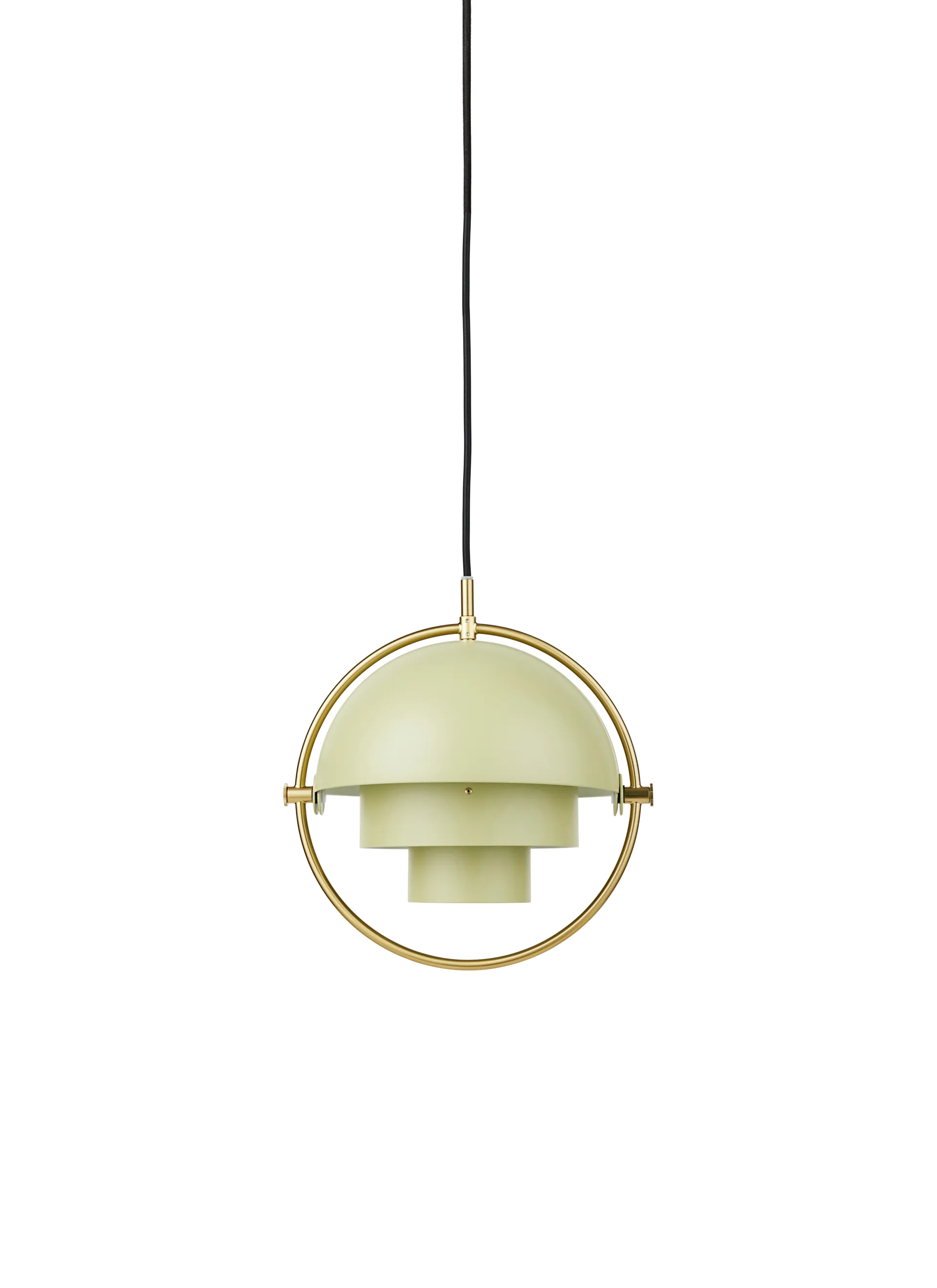 GUBI Multi-Lite Pendant (Brass, Desert Sage, Ø22,5 x 11 cm, EU)