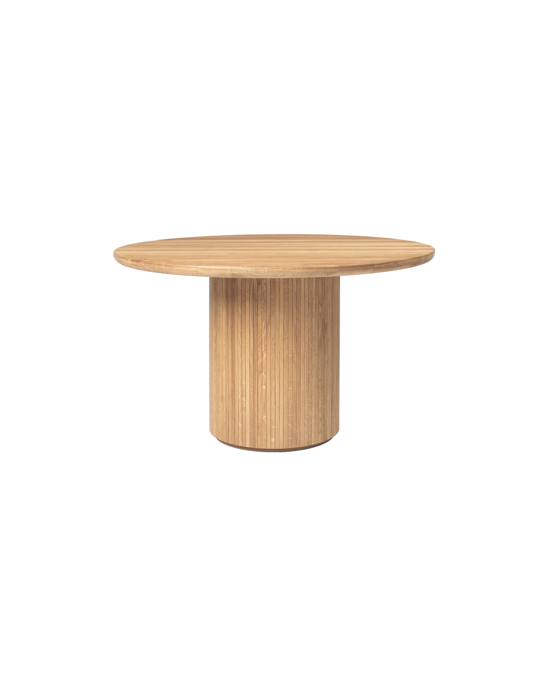 GUBI Moon Dining Table, Round (Solid Oak Oiled, Solid Oak Oiled, Ø120 cm)