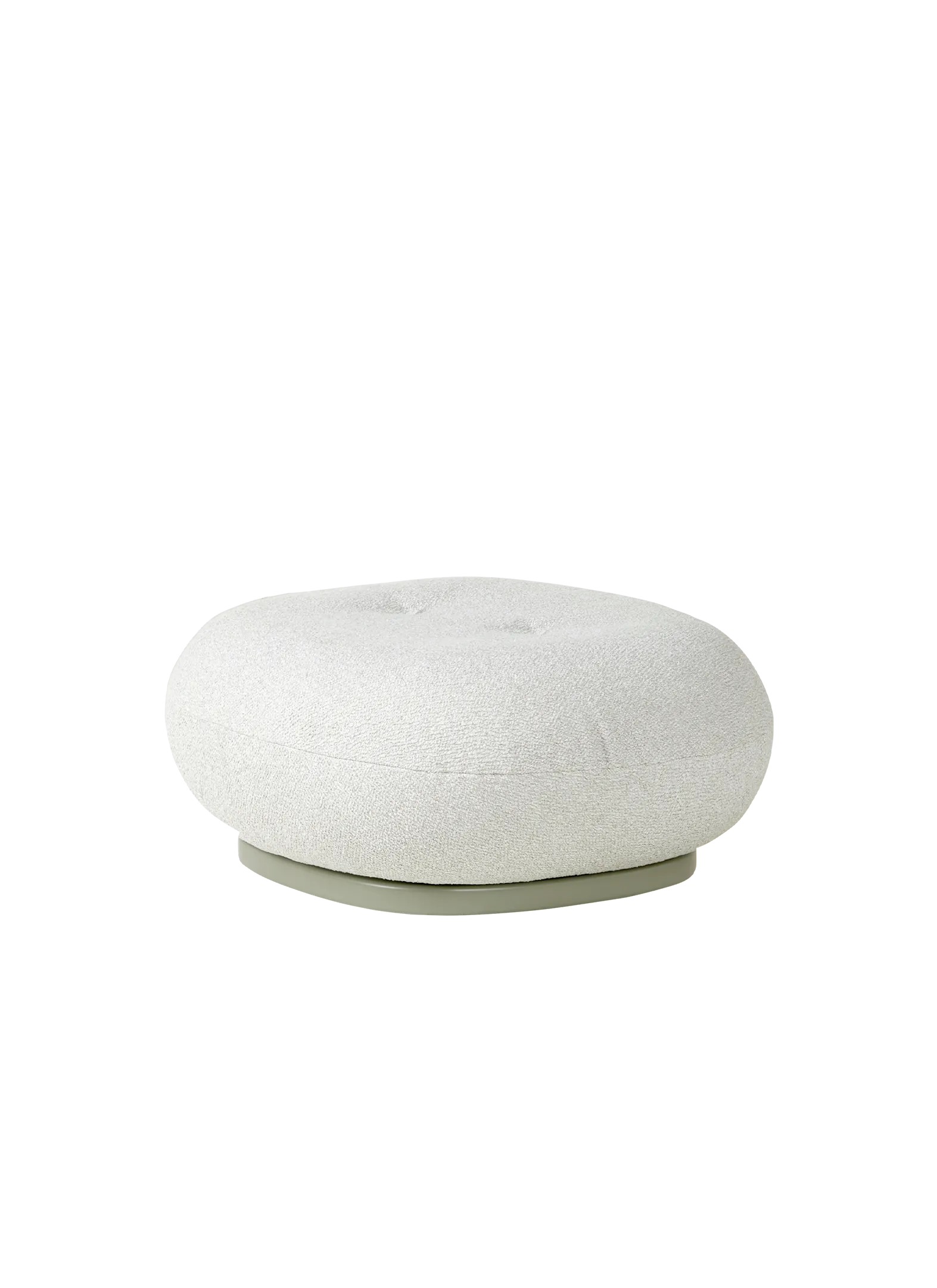 GUBI Pacha Ottoman, Outdoor (Libera, Dedar (003, Standard), Moss Gray, Swivel)