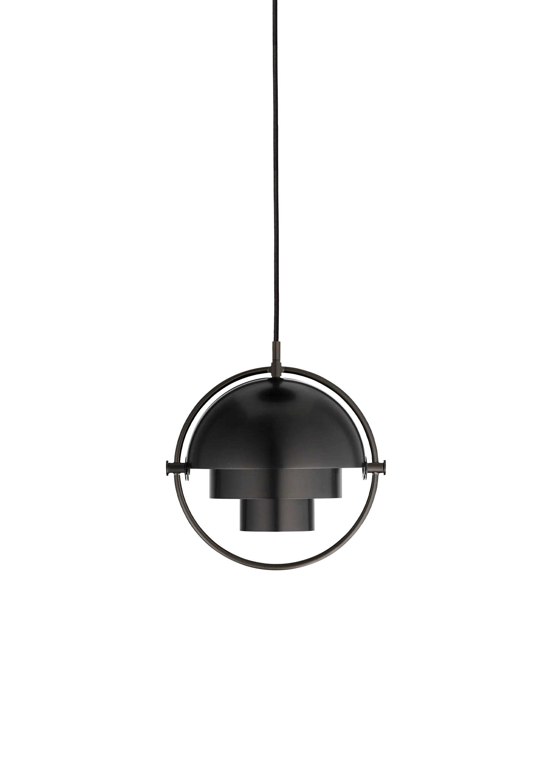 GUBI Multi-Lite Pendant (Black Brass, Black Brass, Ø22,5 x 11 cm, EU)