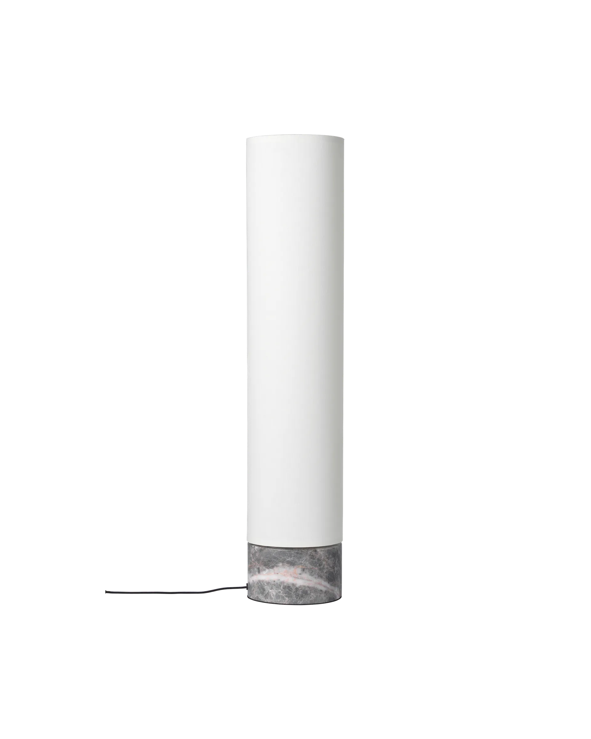 GUBI Unbound Floor Lamp (White, Grey Marble, 80 cm, UK)