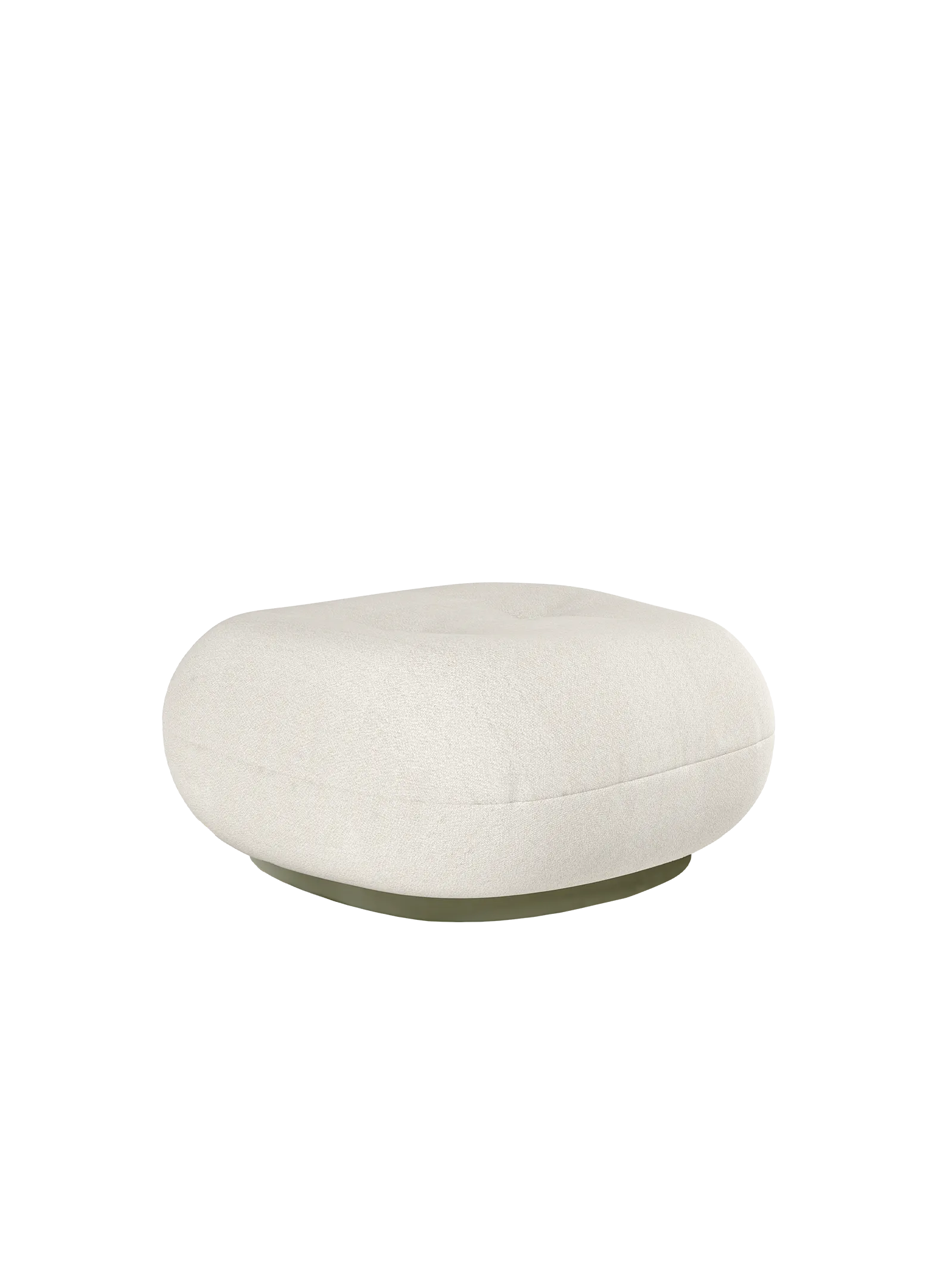 GUBI Pacha Ottoman, Outdoor (Lorkey, Limonta (40, Standard), Moss Gray, Swivel)