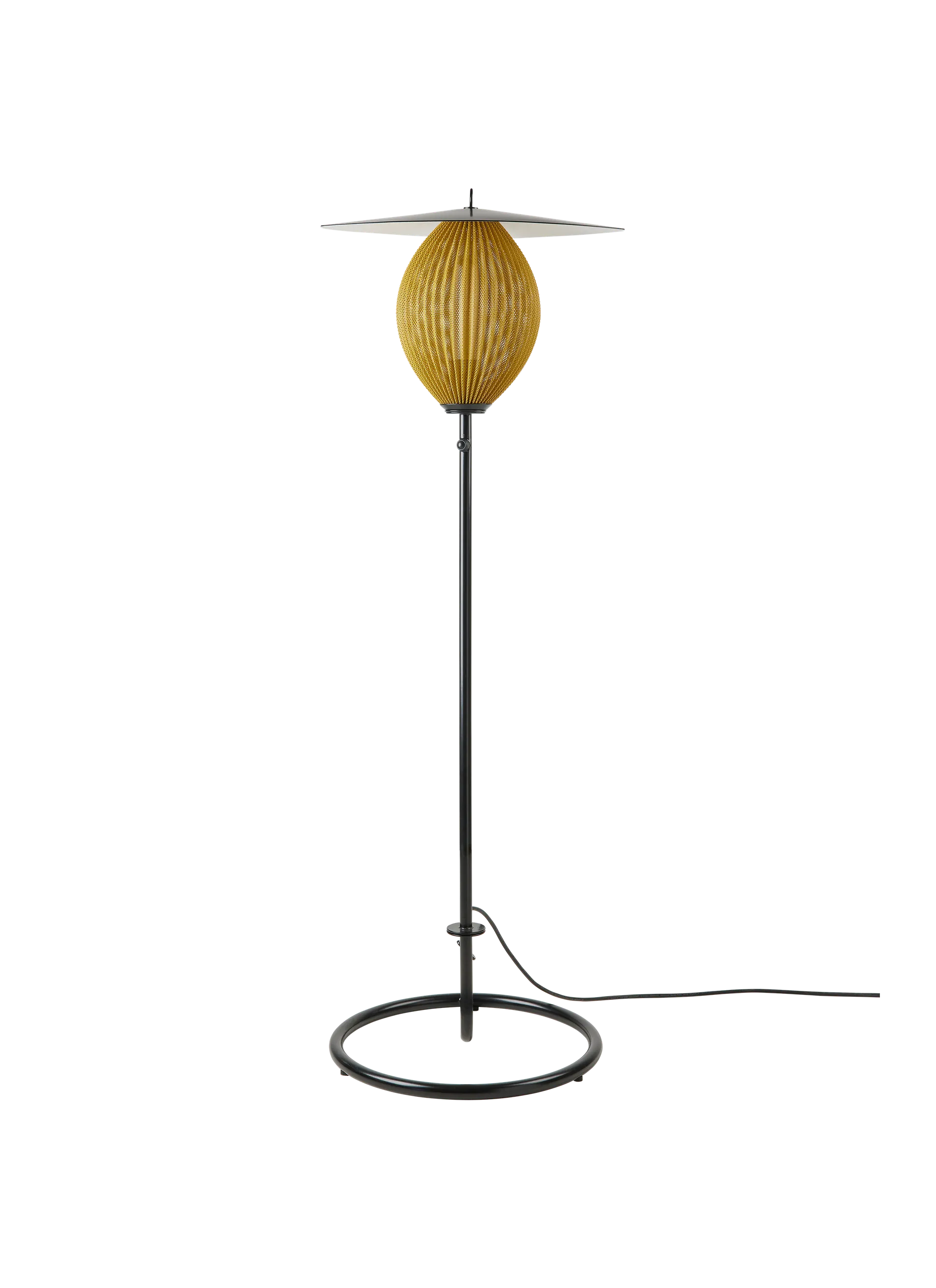 GUBI Satellite Floor Lamp, Outdoor (Mustard Gold Semi Matt, UK)