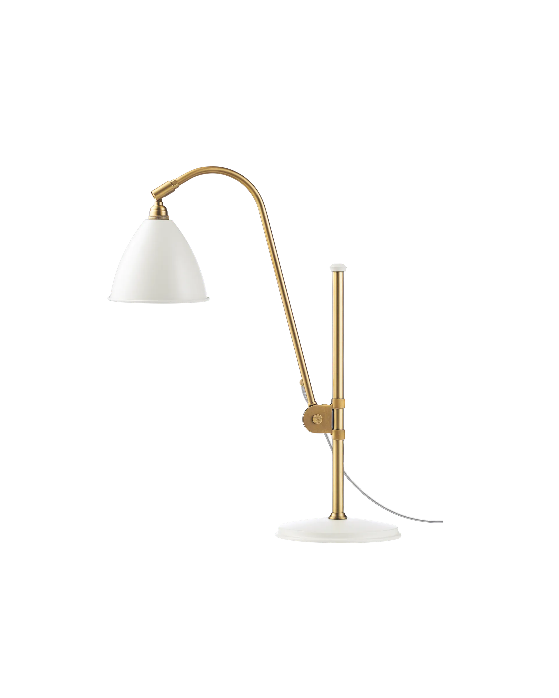 GUBI Bestlite BL1 Table Lamp (Soft White Semi Matt, Brass, UK)