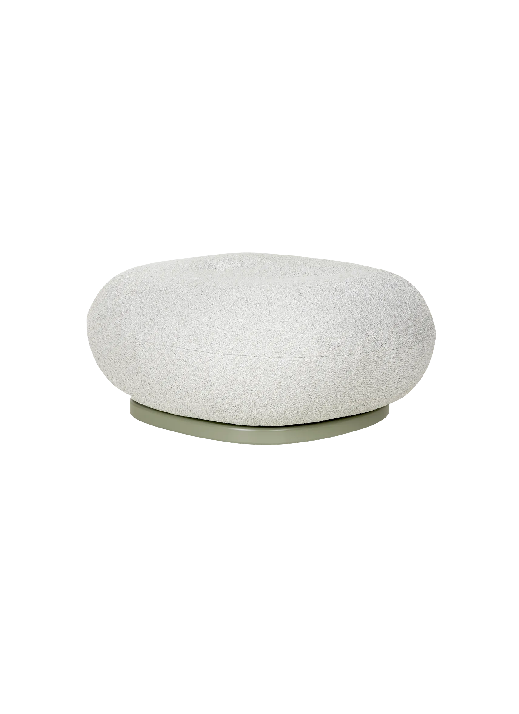 GUBI Pacha Ottoman, Outdoor (Libera, Dedar (003, Standard), Moss Gray, Swivel)
