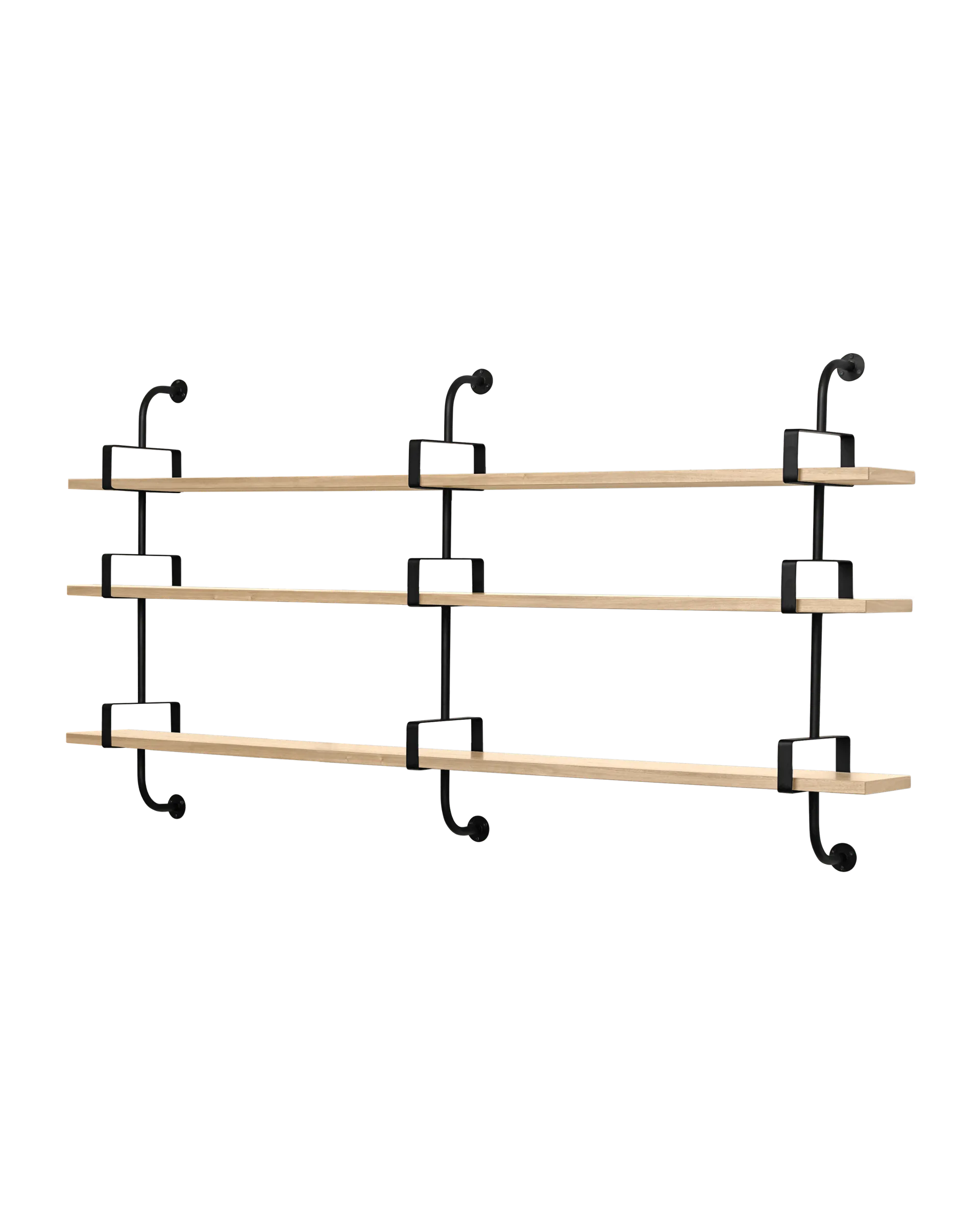 GUBI Démon Shelf (Oak Semi Matt Lacquered, Large, 3 Shelves)