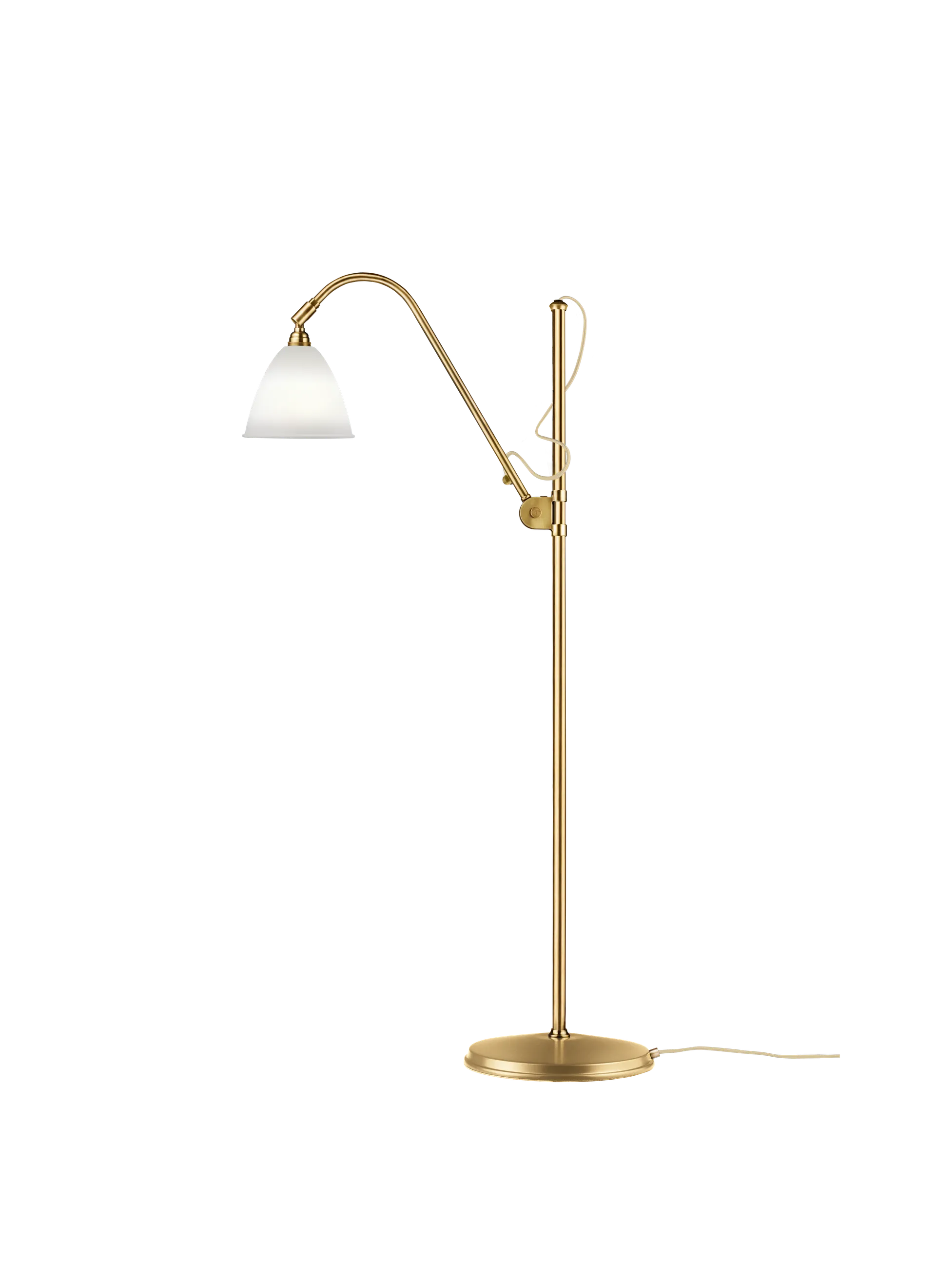 GUBI Bestlite BL3 Floor Lamp (Bone China, Brass, Ø16 x 13cm, UK)