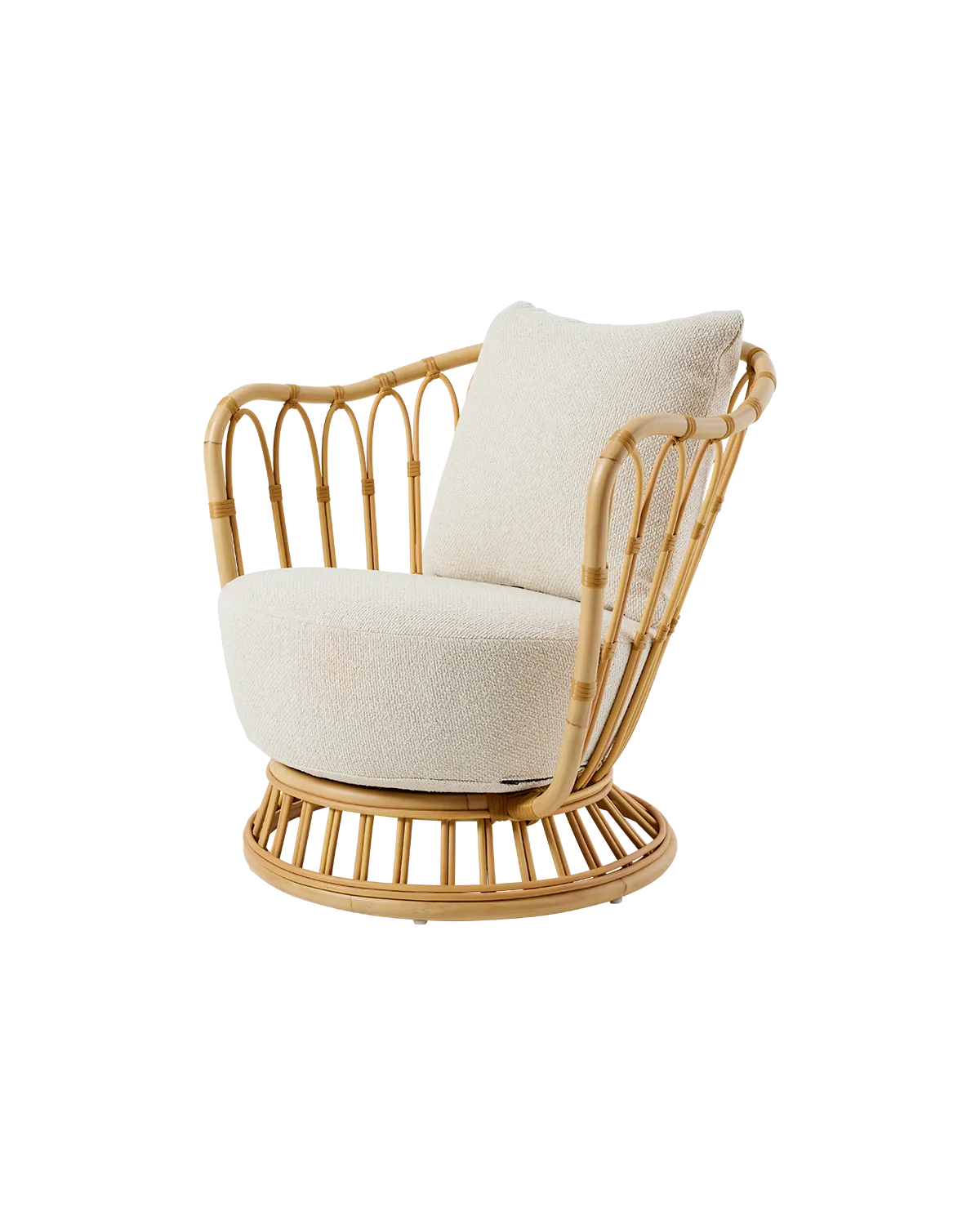 GUBI Grace Lounge Chair, Outdoor (Natural Tone, Plutarco, Limonta (221 Standard), Plutarco, Limonta (221 Standard))