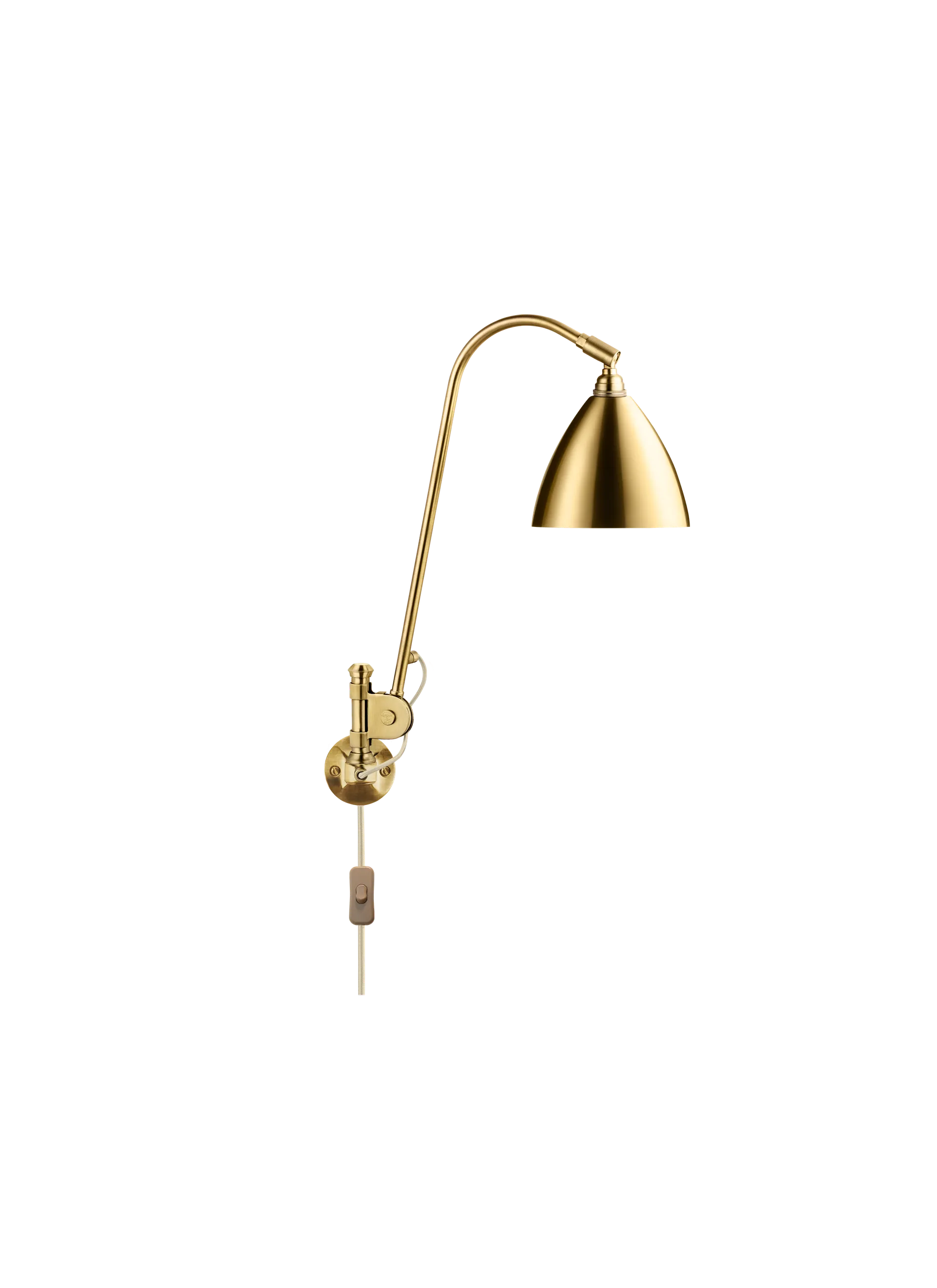 GUBI Bestlite BL6 Wall Lamp (Shiny Brass, Brass, UK)