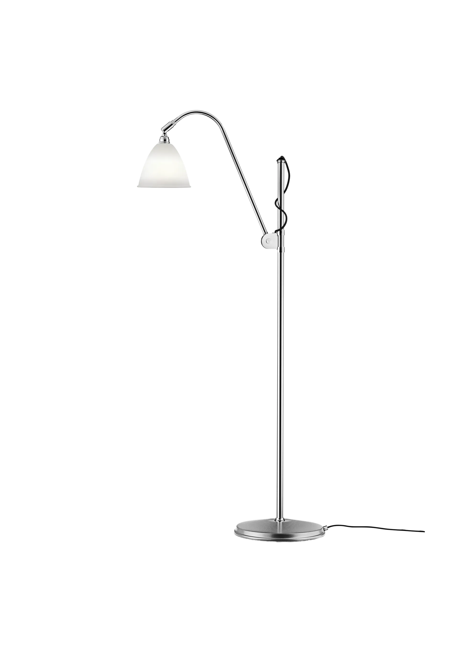 GUBI Bestlite BL3 Floor Lamp (Bone China, Chrome, Ø16 x 13cm, EU)